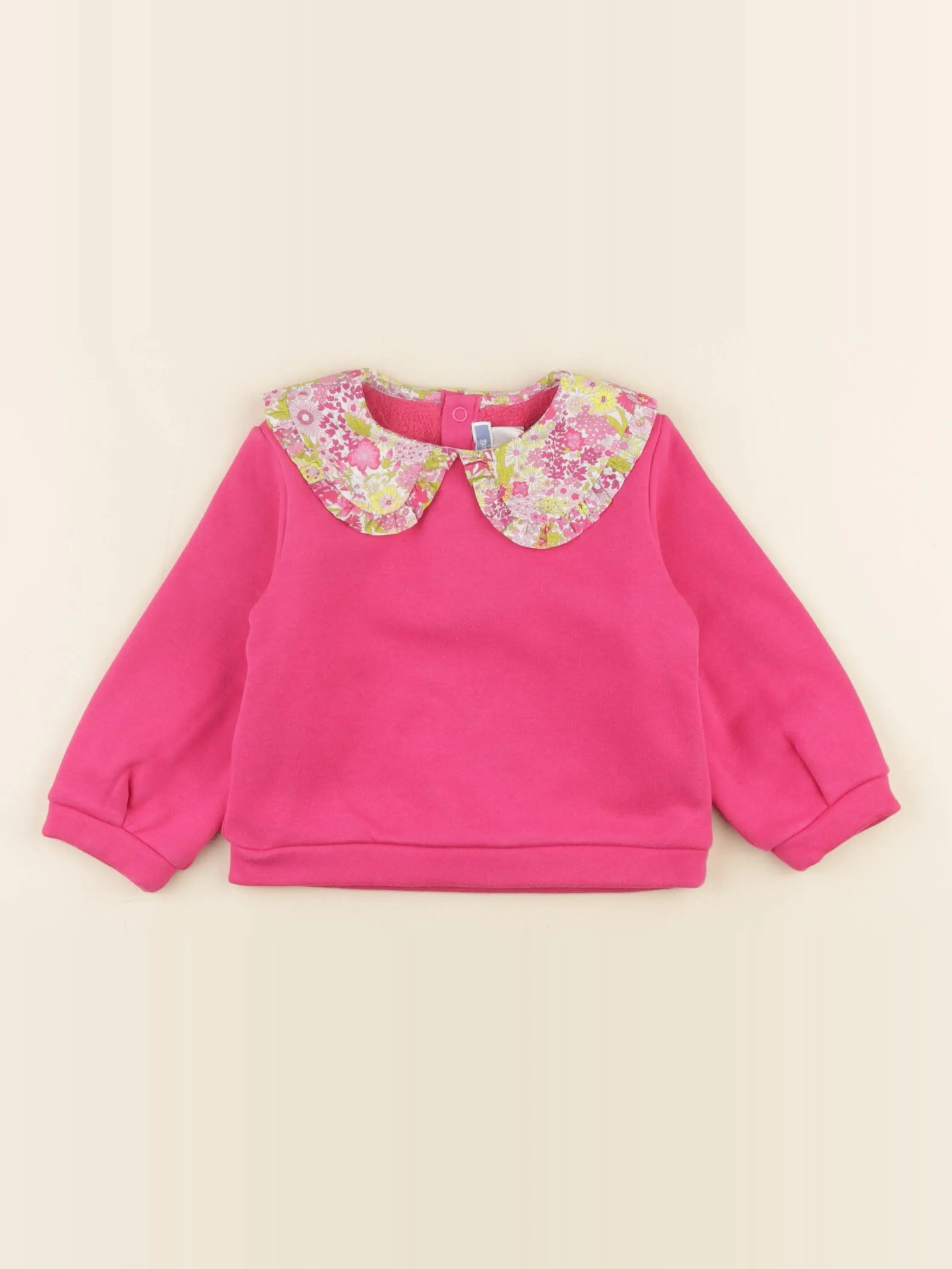 Jacadi - sweat liberty rose - 18 mois