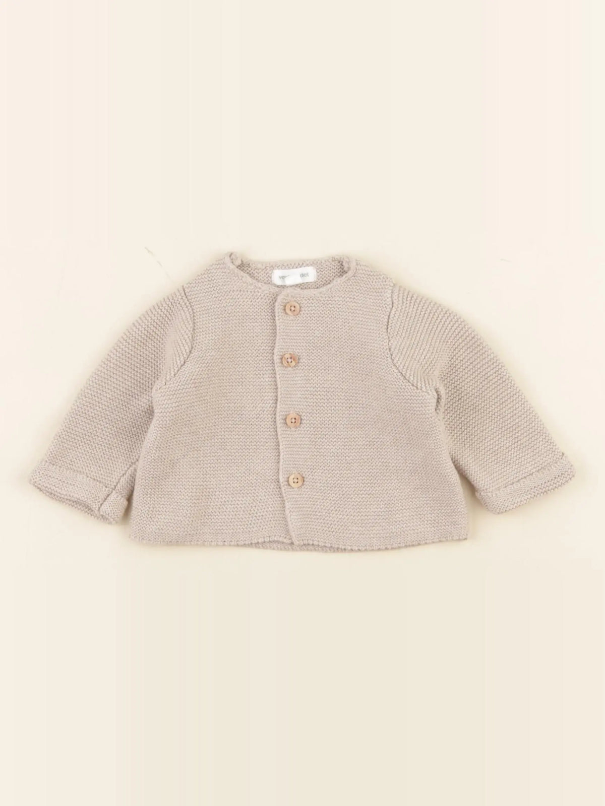 Vertbaudet - gilet marron - 1 mois