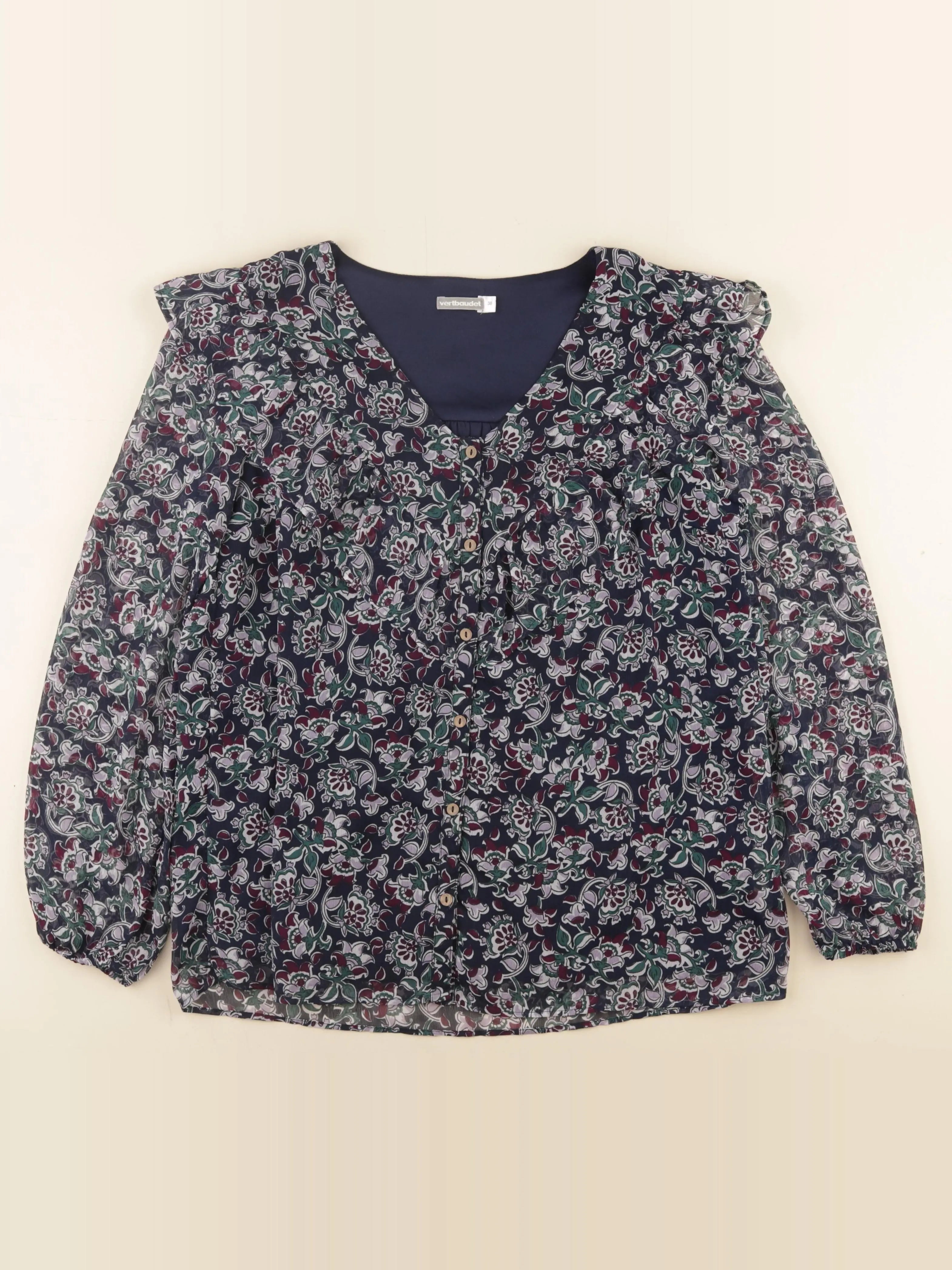 Vertbaudet - blouse grossesse bleu - 38