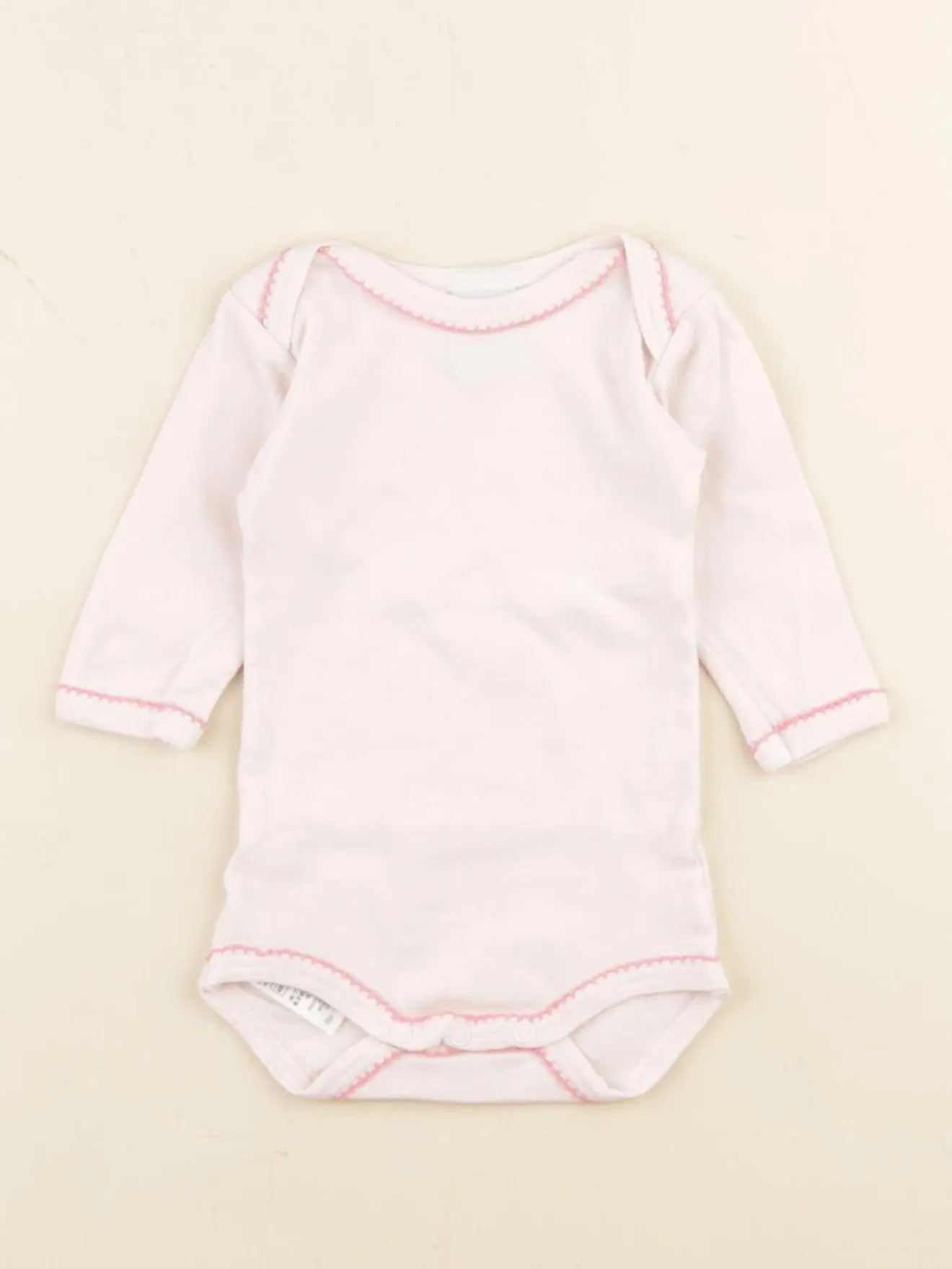 Petit Bateau - body rose - 1 mois