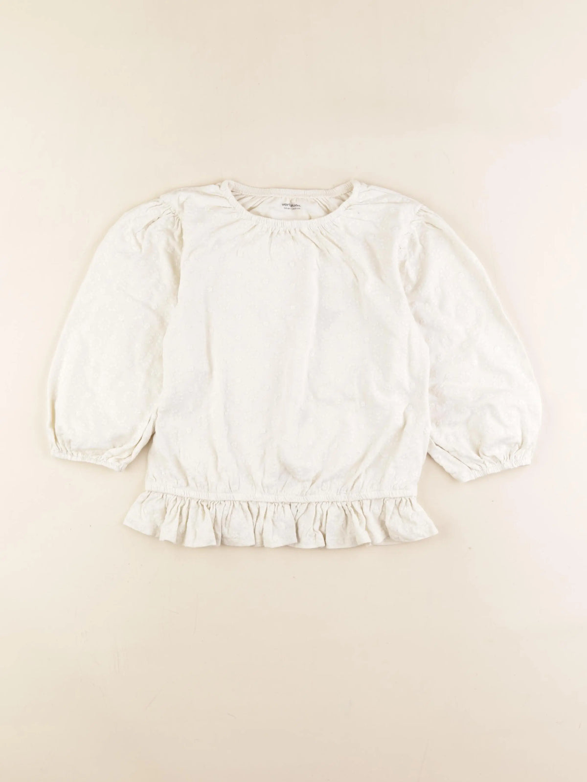 Vertbaudet - tee-shirt blanc - 10 ans