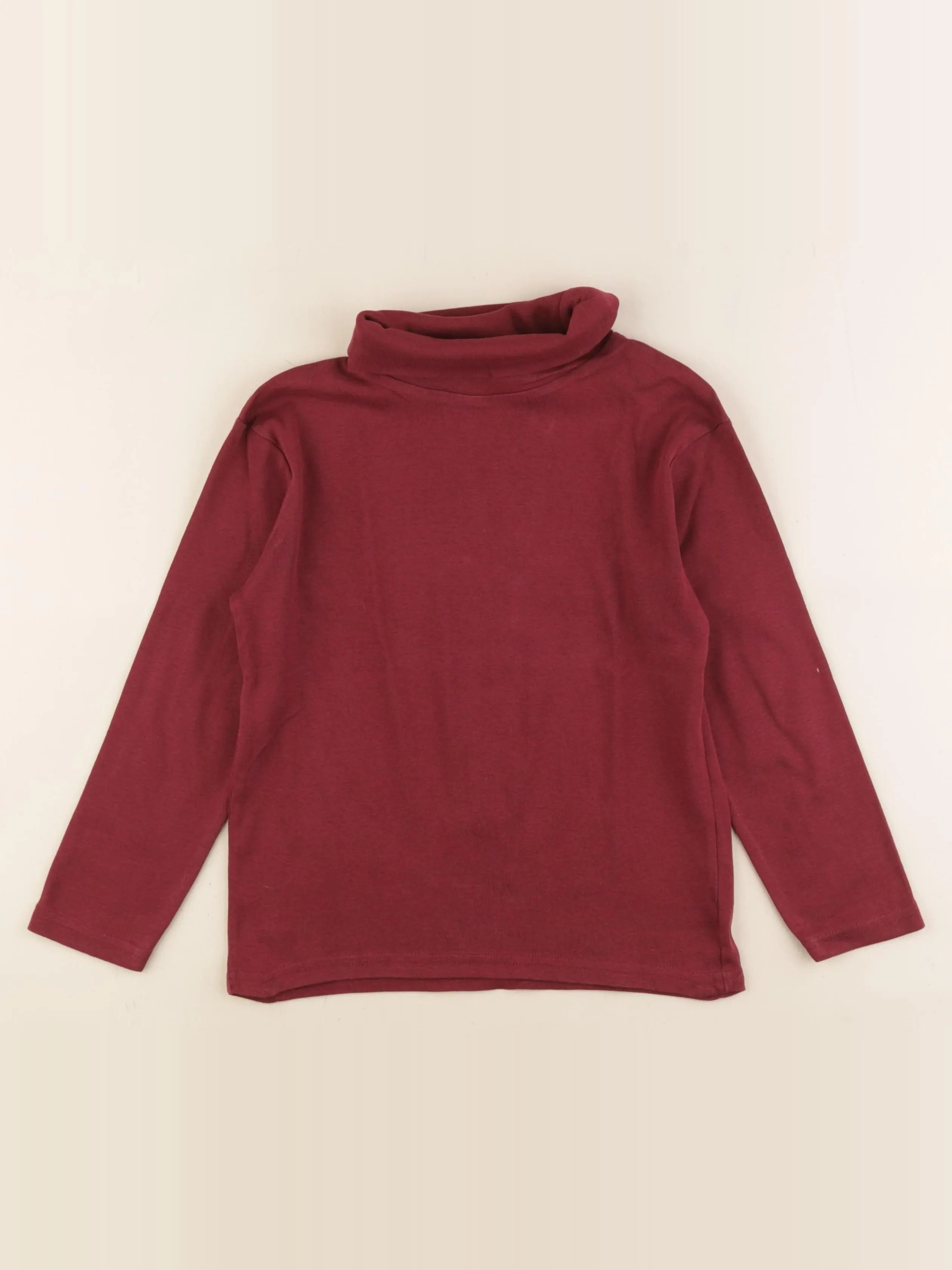 Vertbaudet - sous-pull rouge - 8 ans
