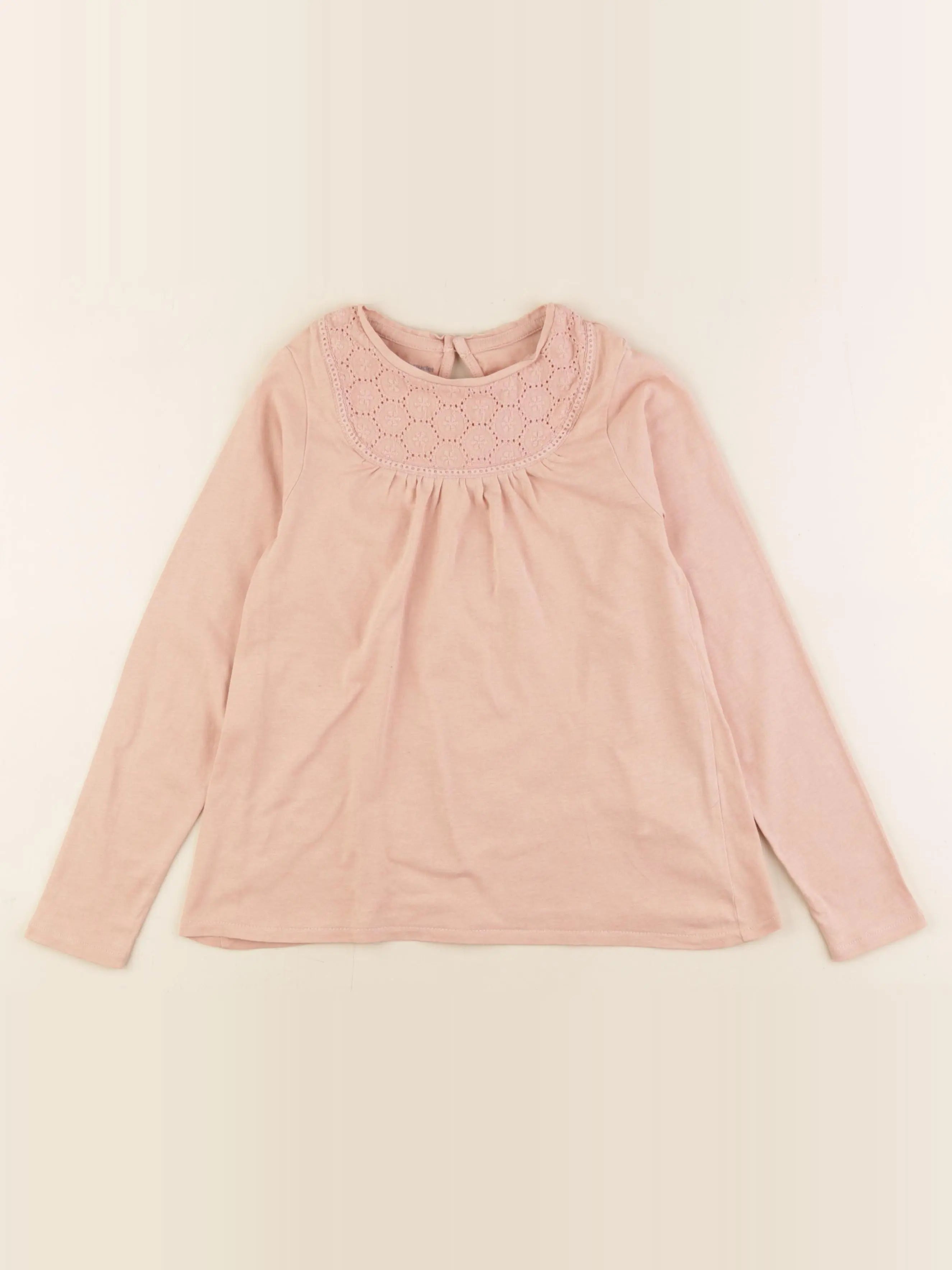 Vertbaudet - tee-shirt rose - 8 ans