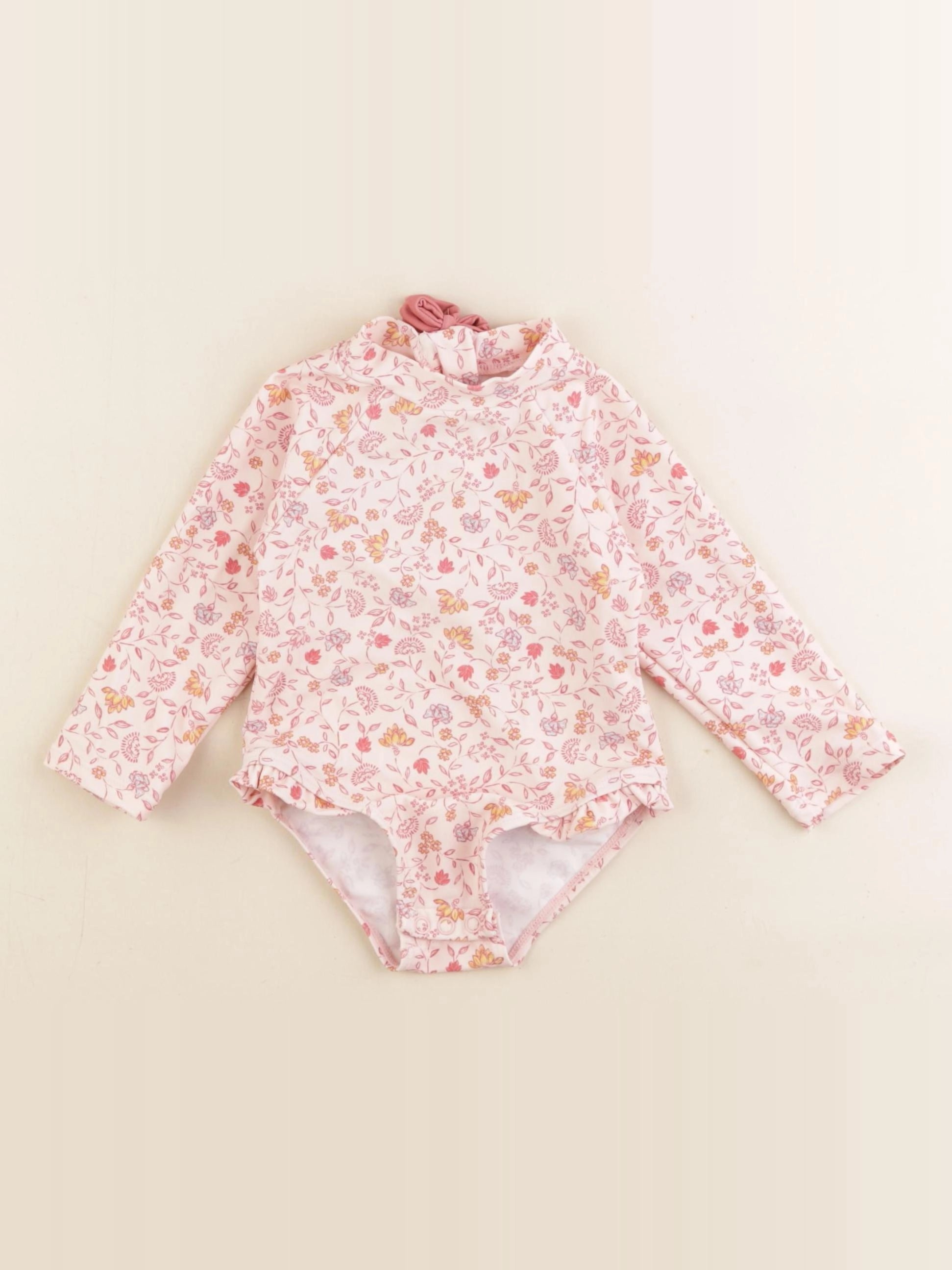 Vertbaudet - maillot de bain rose - 9 mois