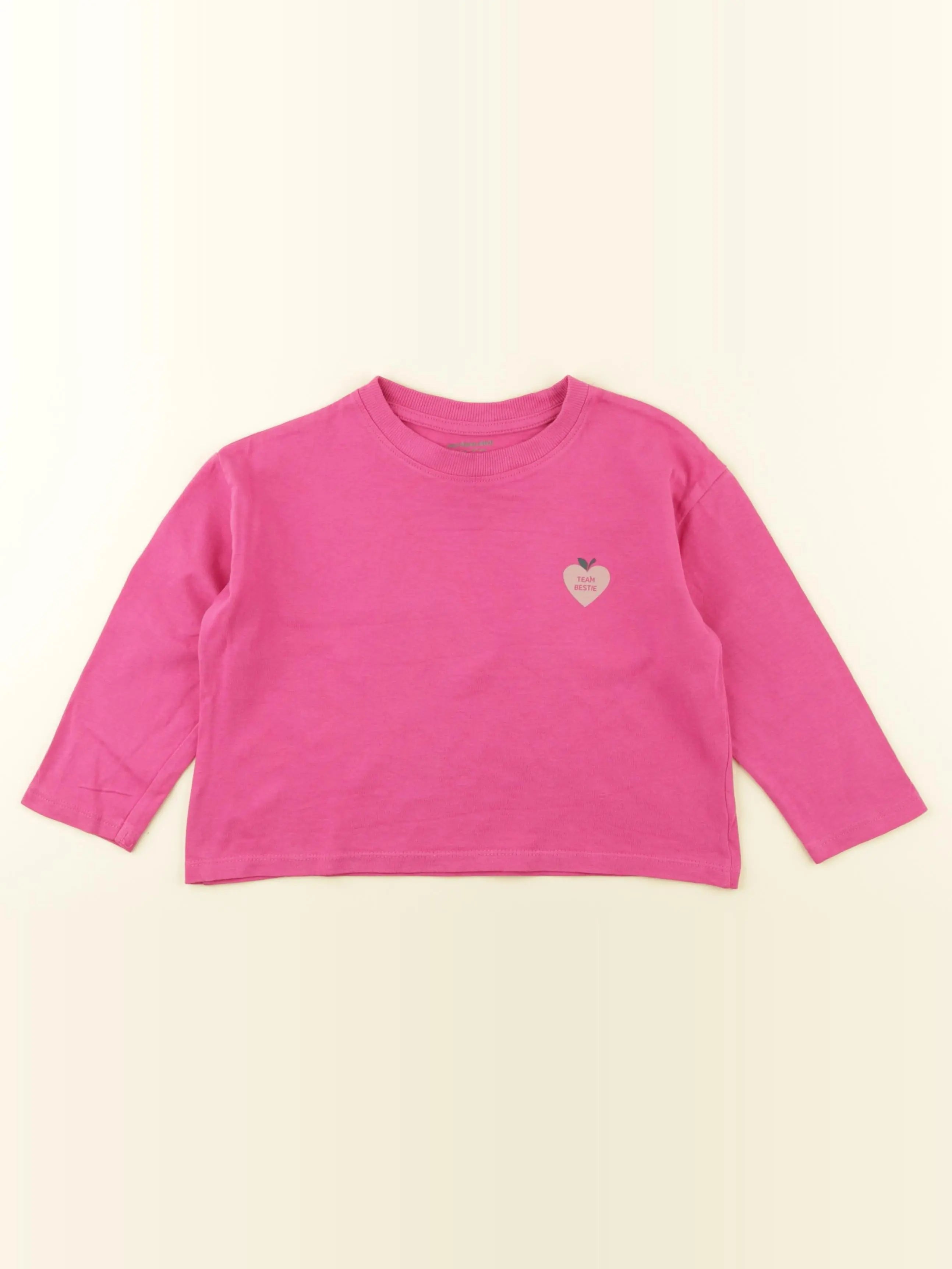 Vertbaudet - tee-shirt rose - 3 ans
