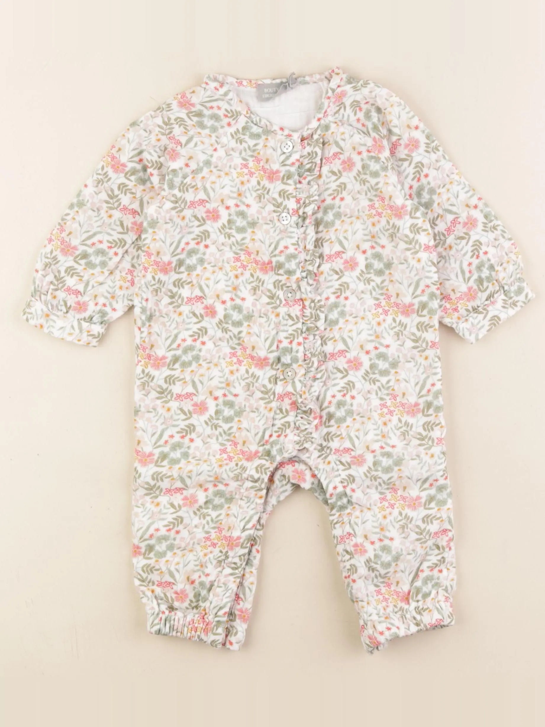 Boutchou - combinaison multicolore - 6 mois