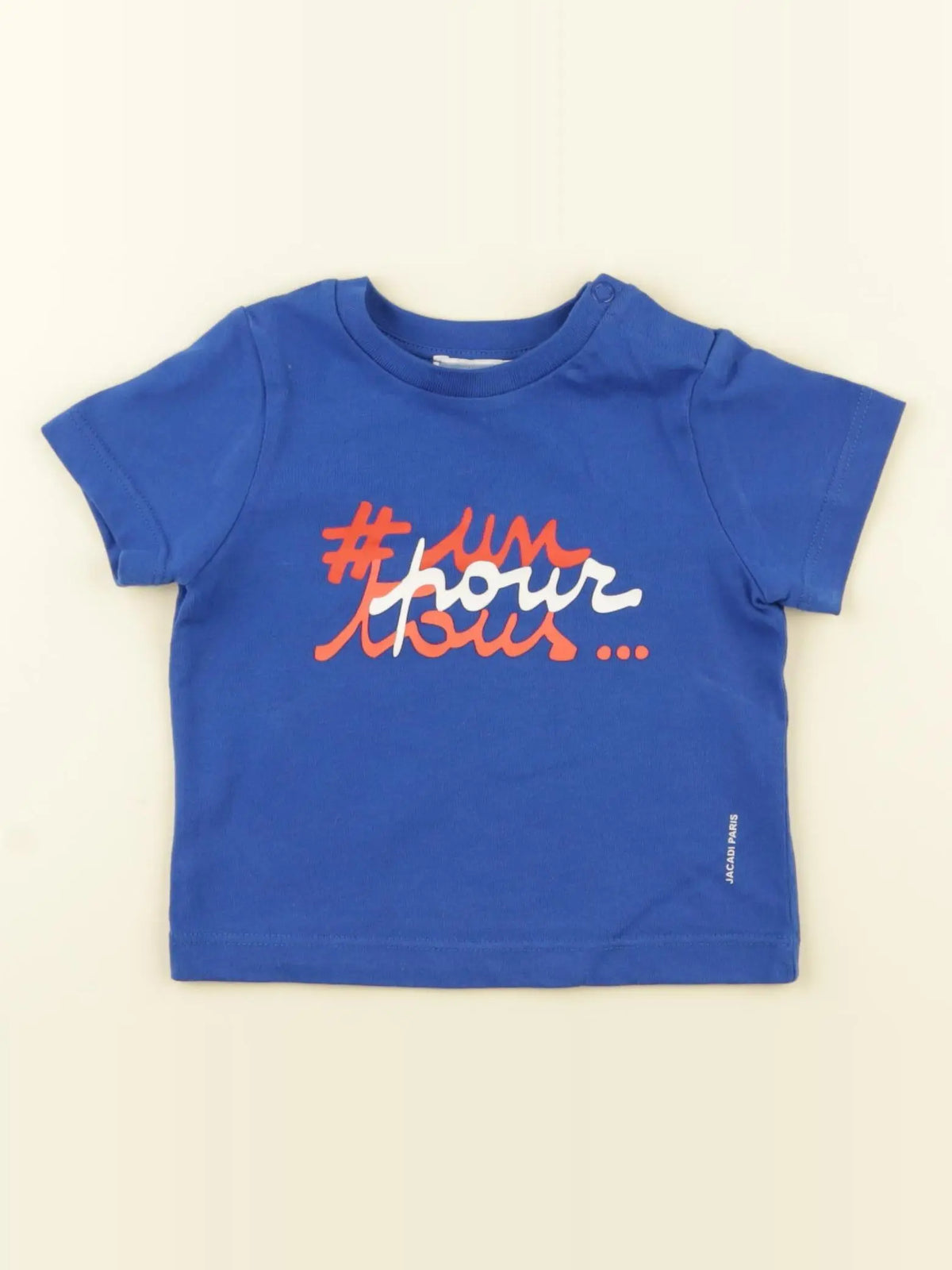 Jacadi - tee-shirt bleu - 6 mois