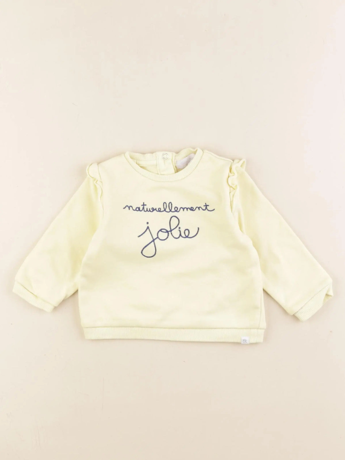 Cadet Rousselle - sweat jaune - 6 mois