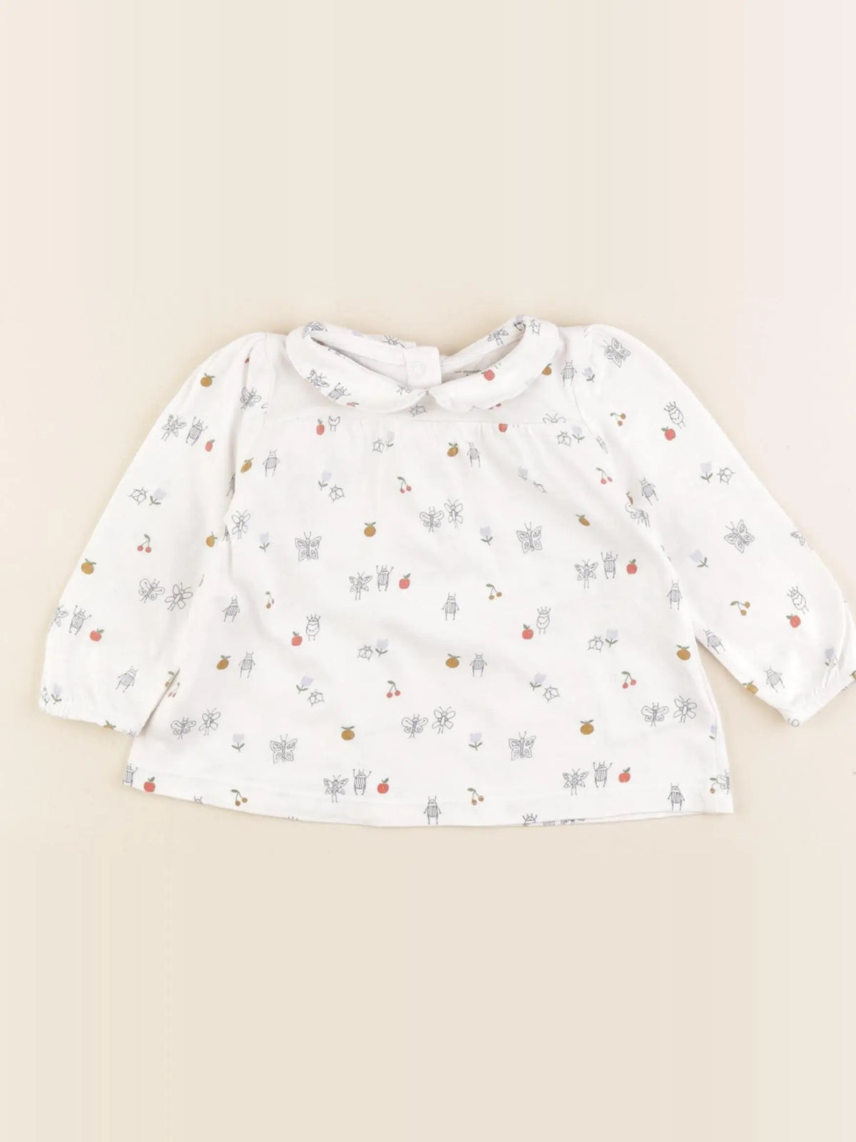 Boutchou - tee-shirt blanc - 6 mois