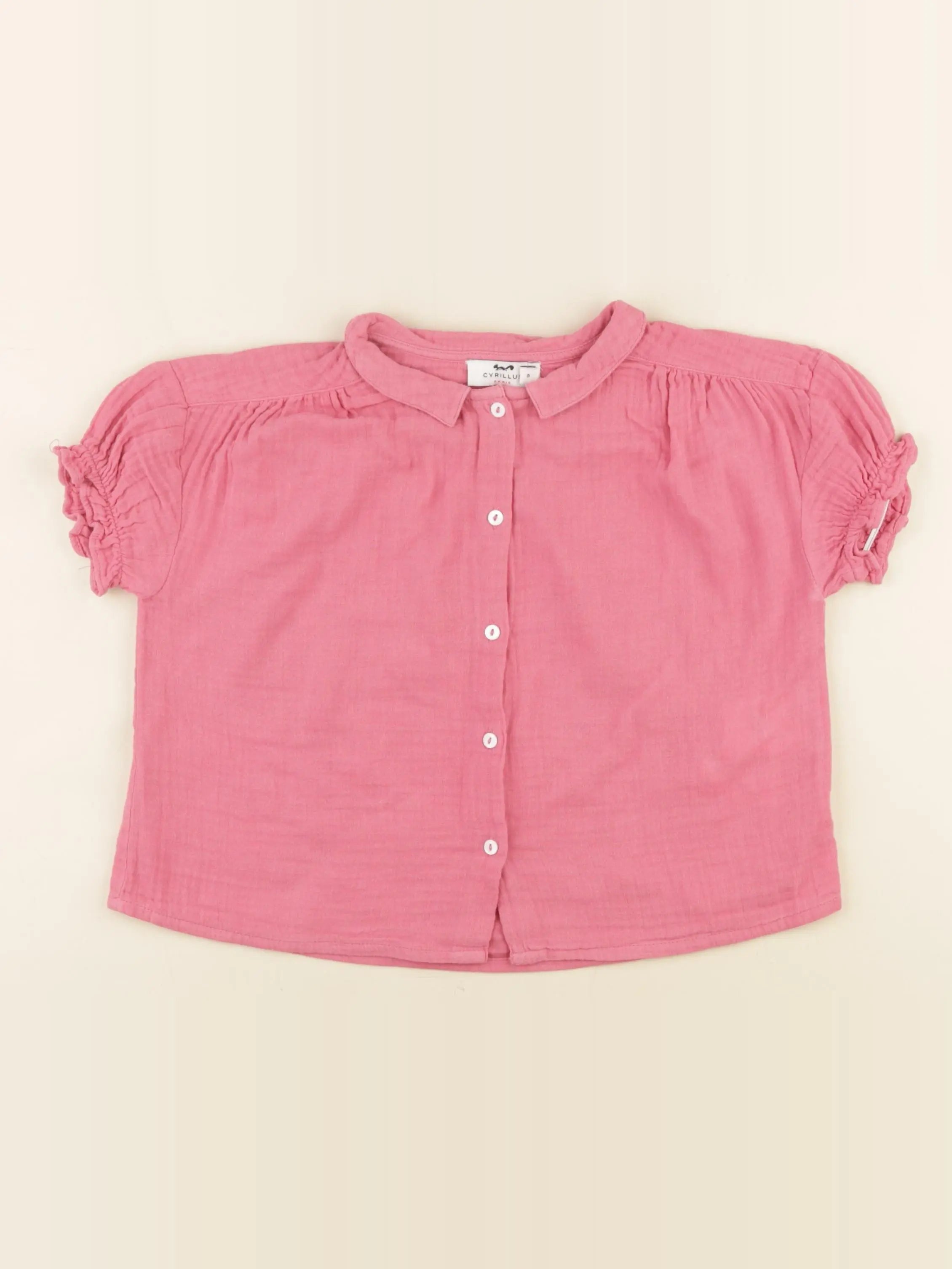 Cyrillus - blouse rose - 6 ans