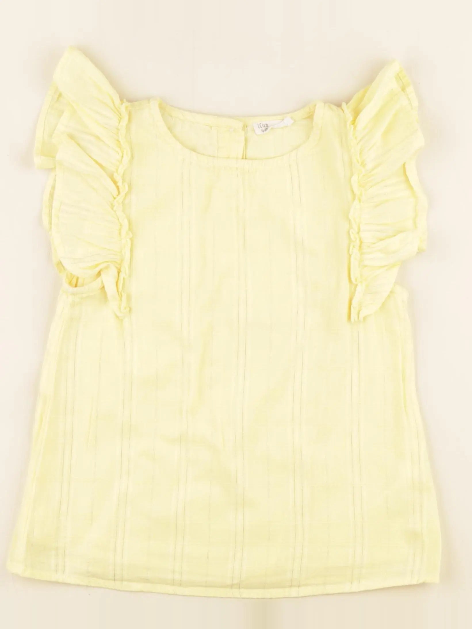 Little Cigogne - blouse jaune - 6 ans