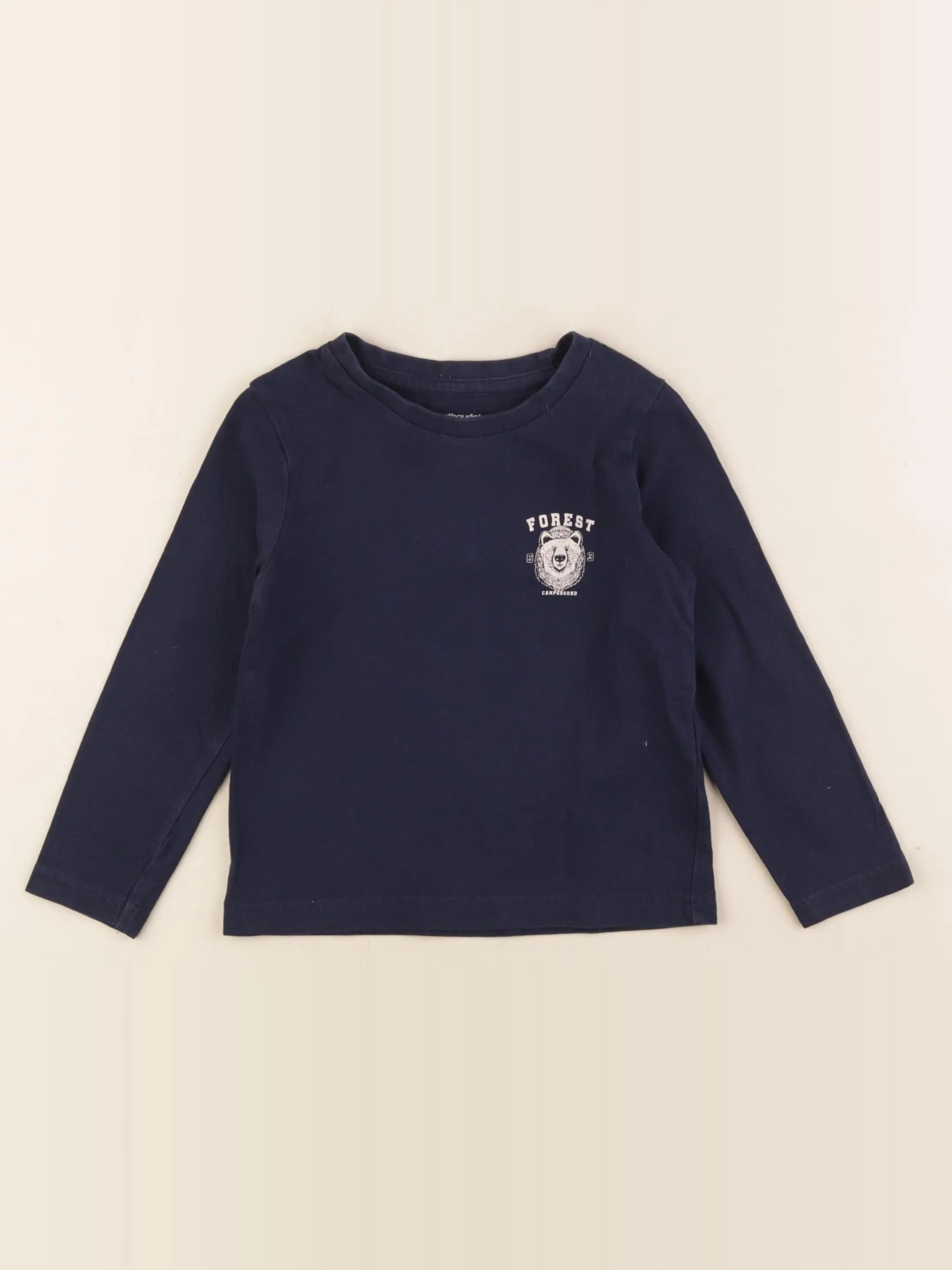Vertbaudet - tee-shirt bleu - 3 ans