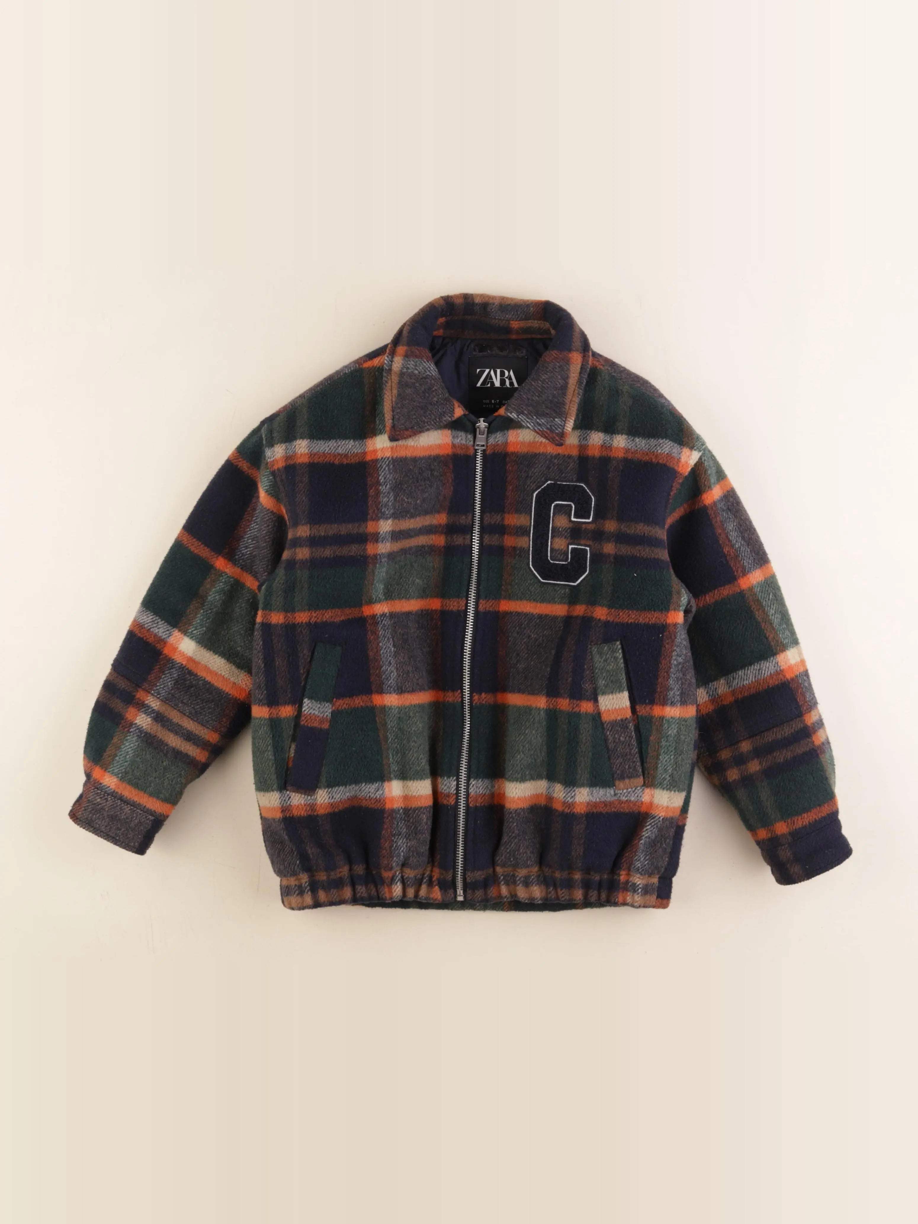 Zara - veste vert - 6/7 ans