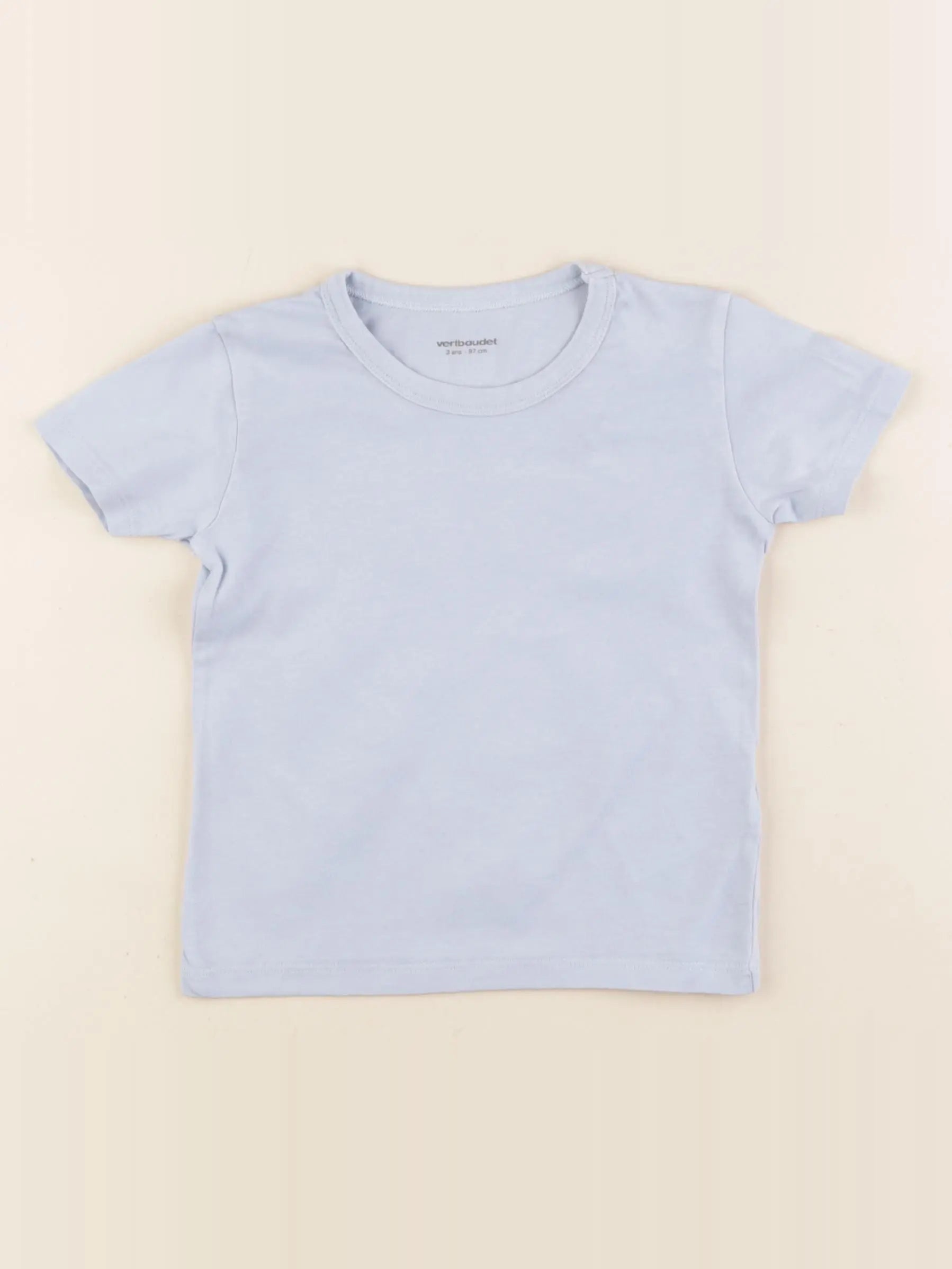 Vertbaudet - maillot de corps bleu - 3 ans