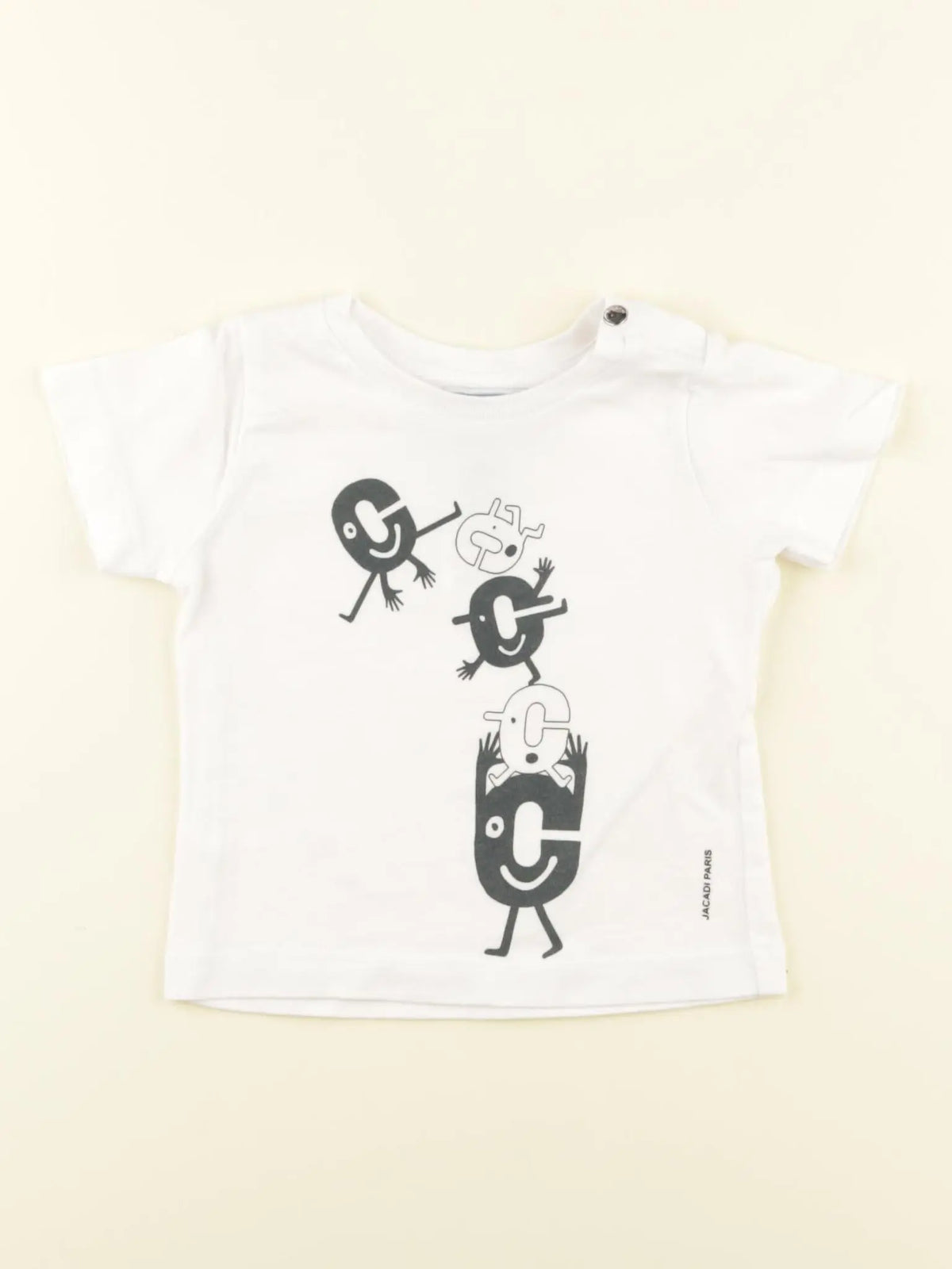 Jacadi - tee-shirt blanc - 6 mois