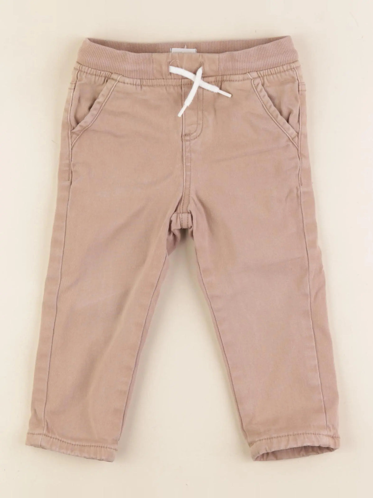 Vertbaudet - pantalon marron - 24 mois
