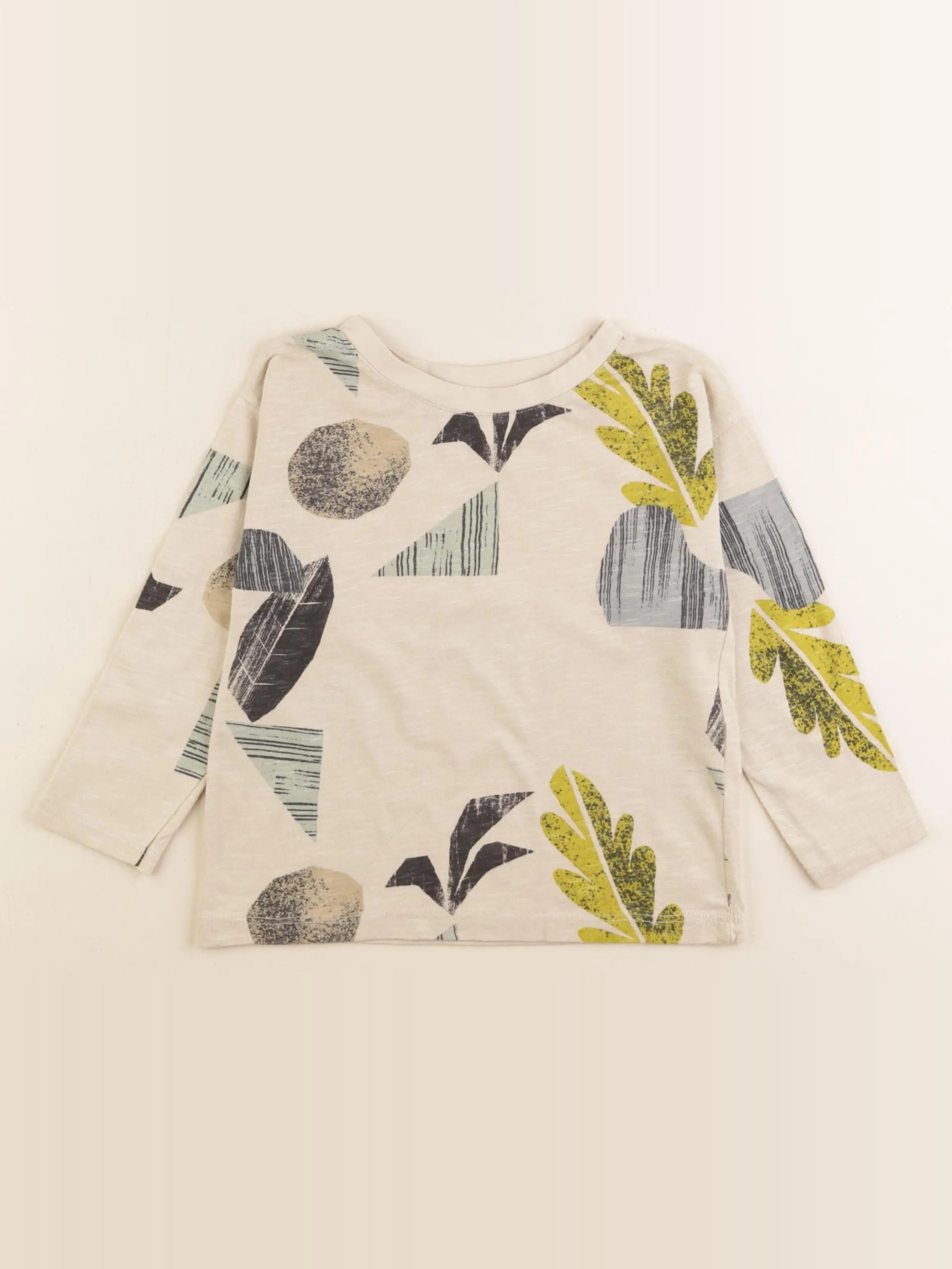 Zara - tee-shirt beige - 3/4 ans