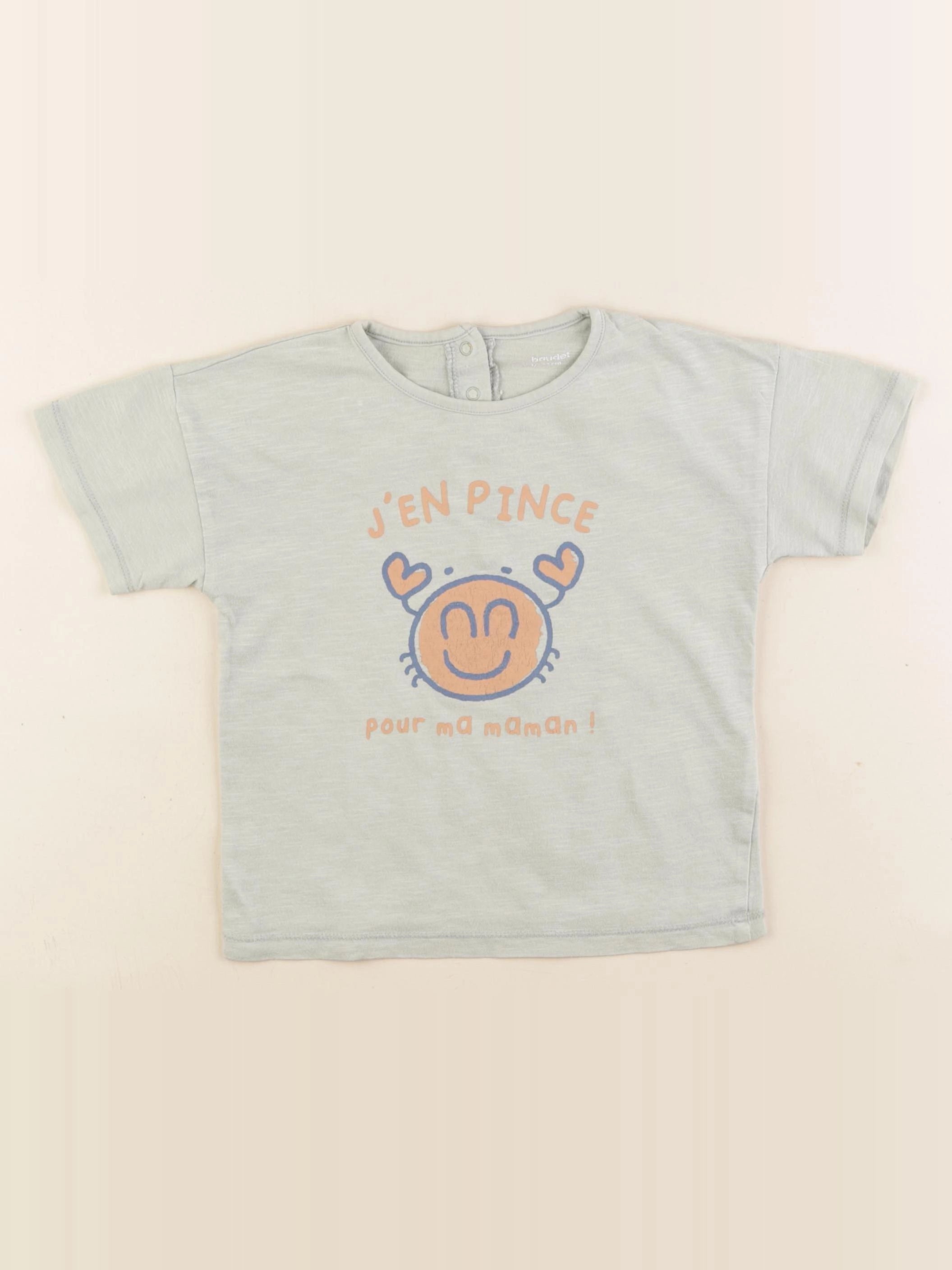 Vertbaudet - tee-shirt vert - 3 ans