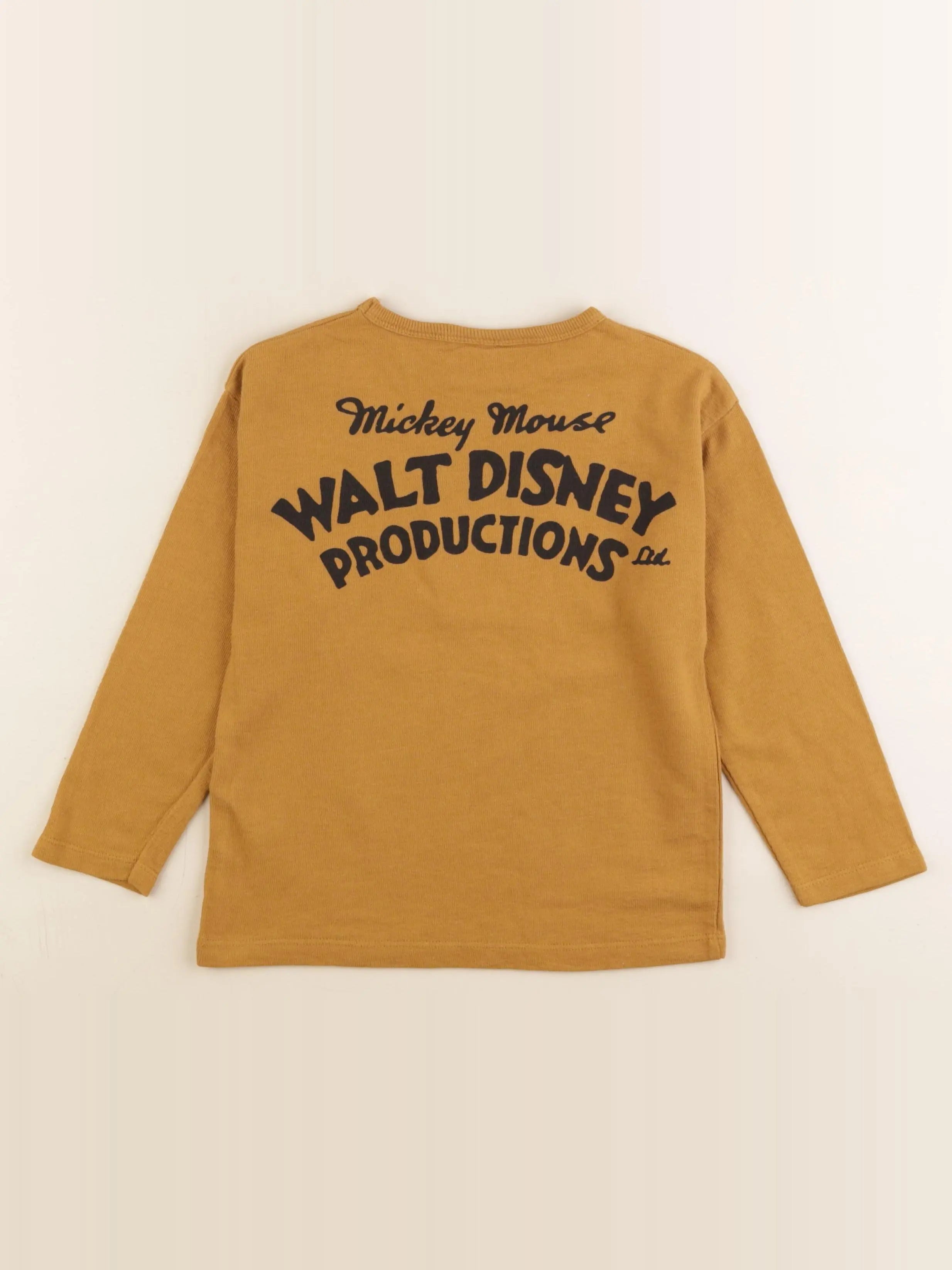 Zara - tee-shirt imprimé au dos marron - 3/4 ans