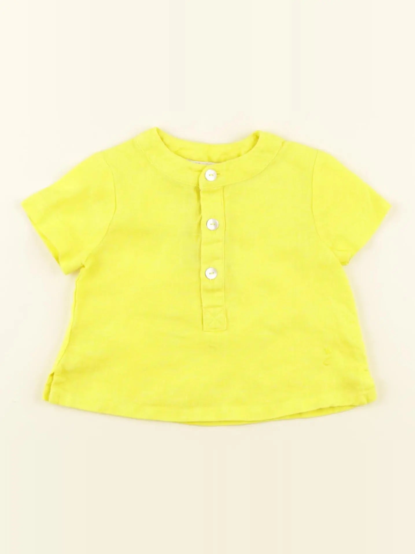 Jacadi - blouse jaune - 3 mois