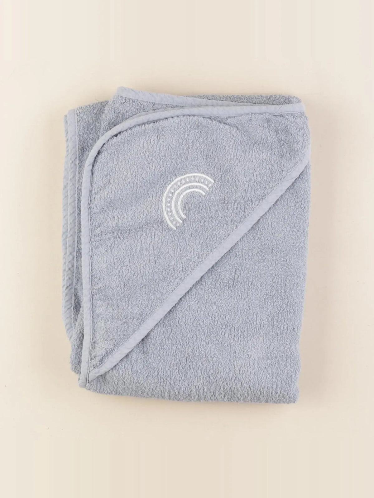 Vertbaudet - cape de bain bleu - 4/6 ans