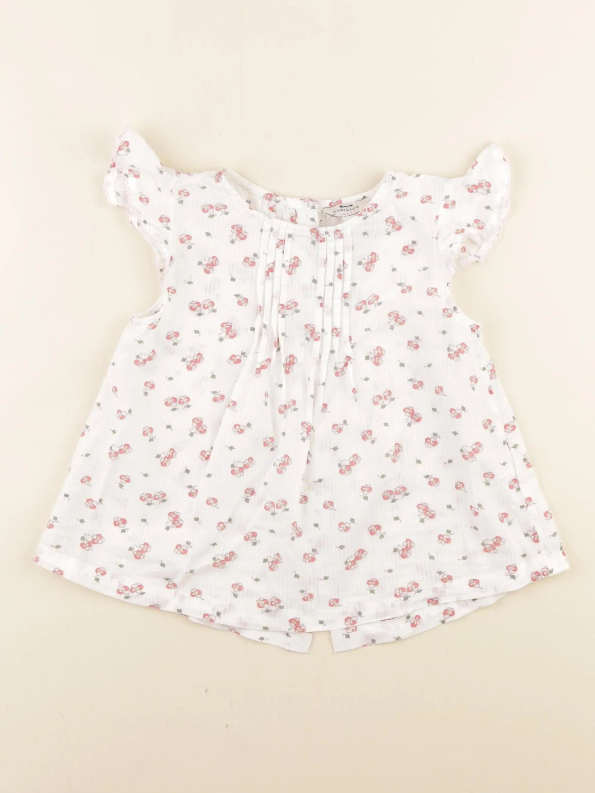 Cyrillus - blouse blanc - 6 ans