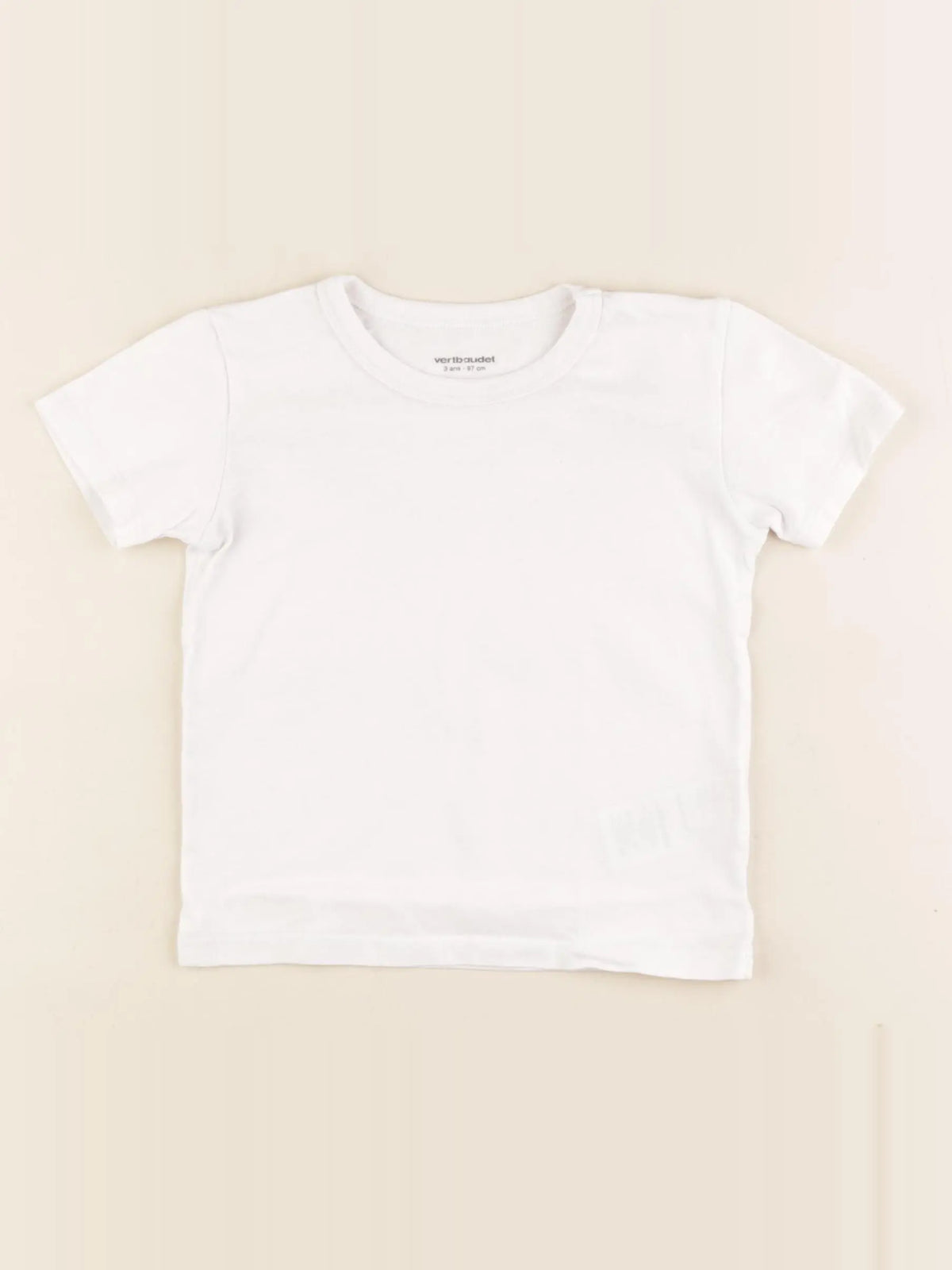 Vertbaudet - maillot de corps blanc - 3 ans