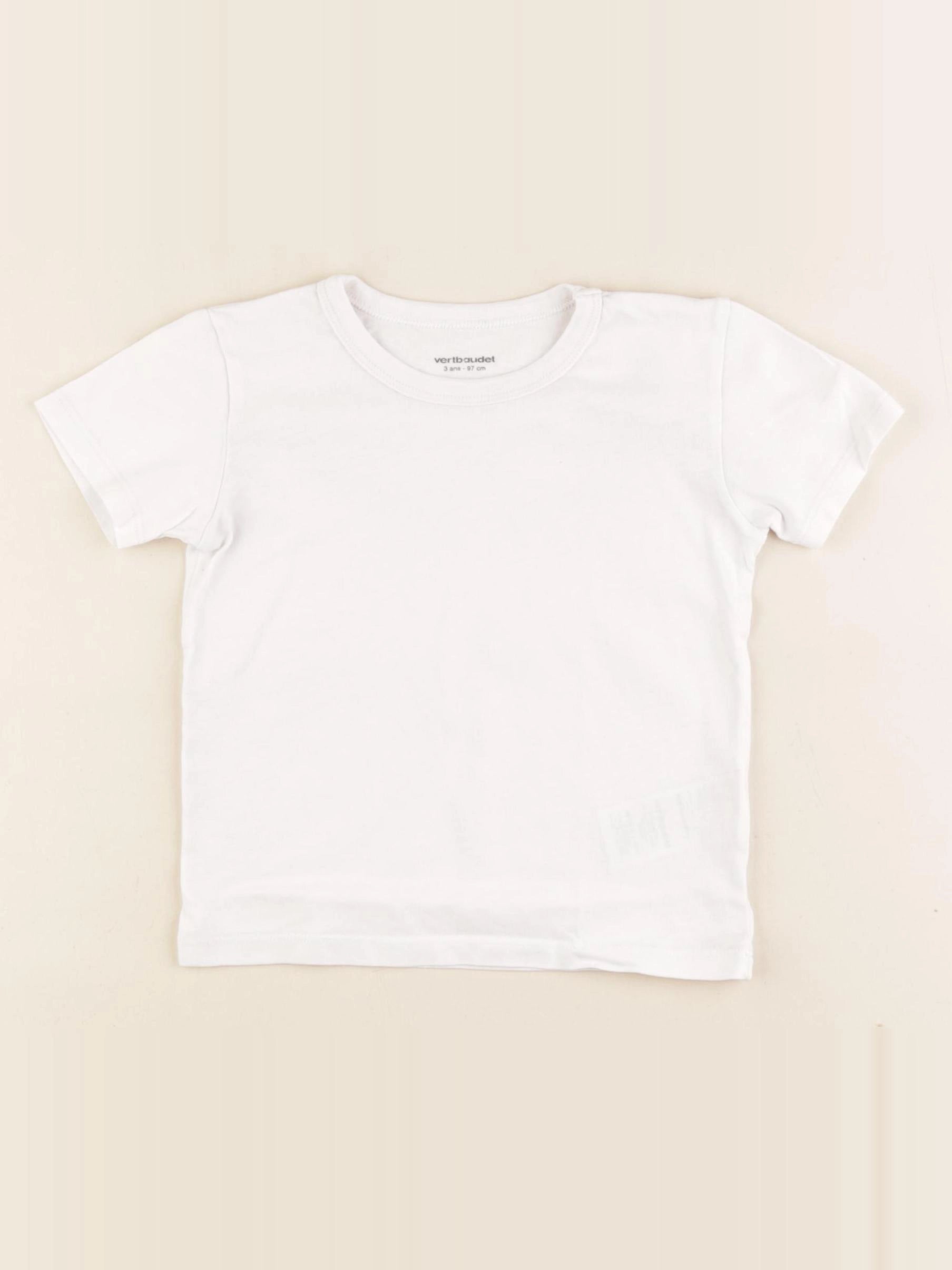 Vertbaudet - maillot de corps blanc - 3 ans