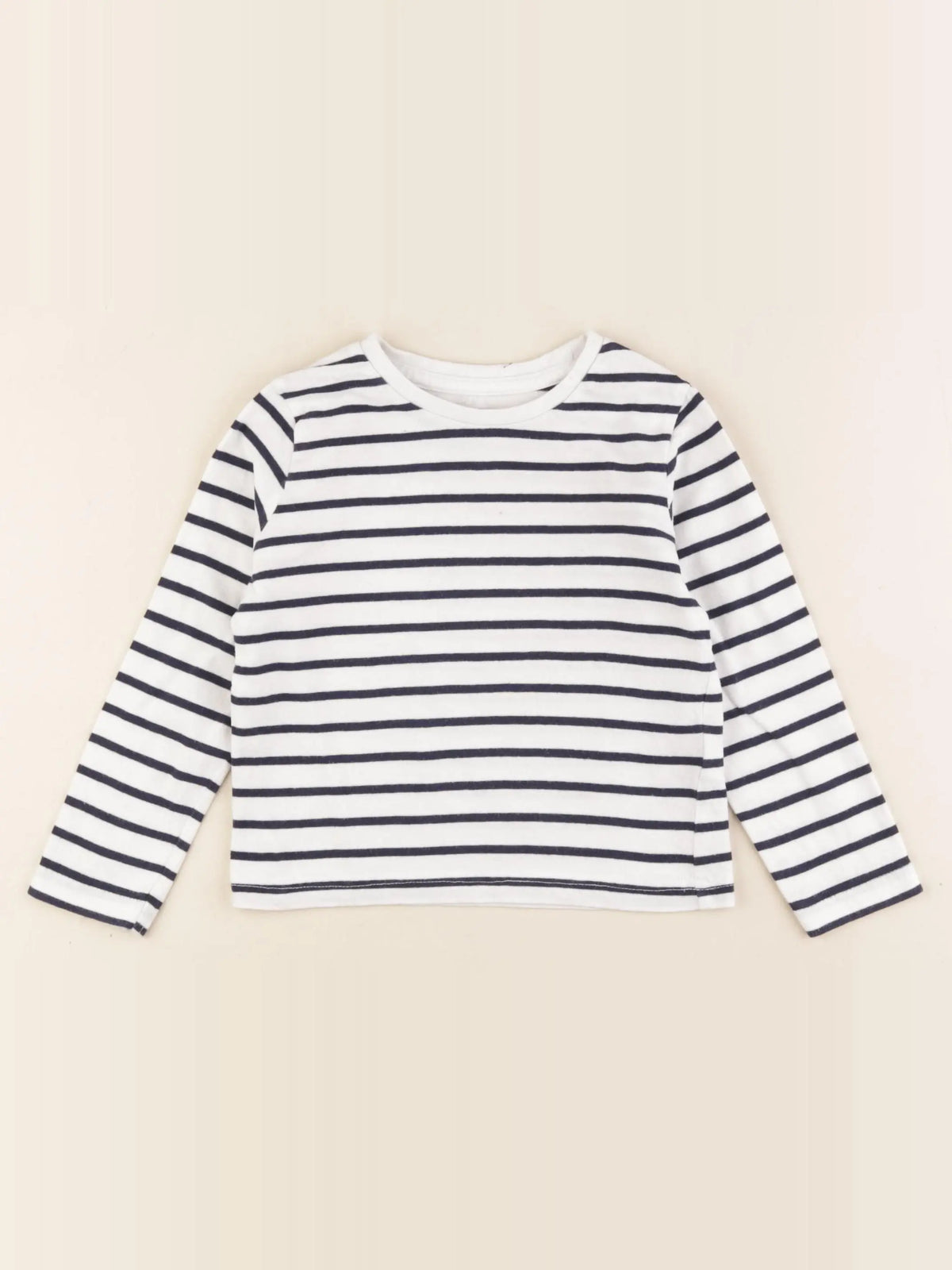 Vertbaudet - tee-shirt blanc, bleu - 3 ans