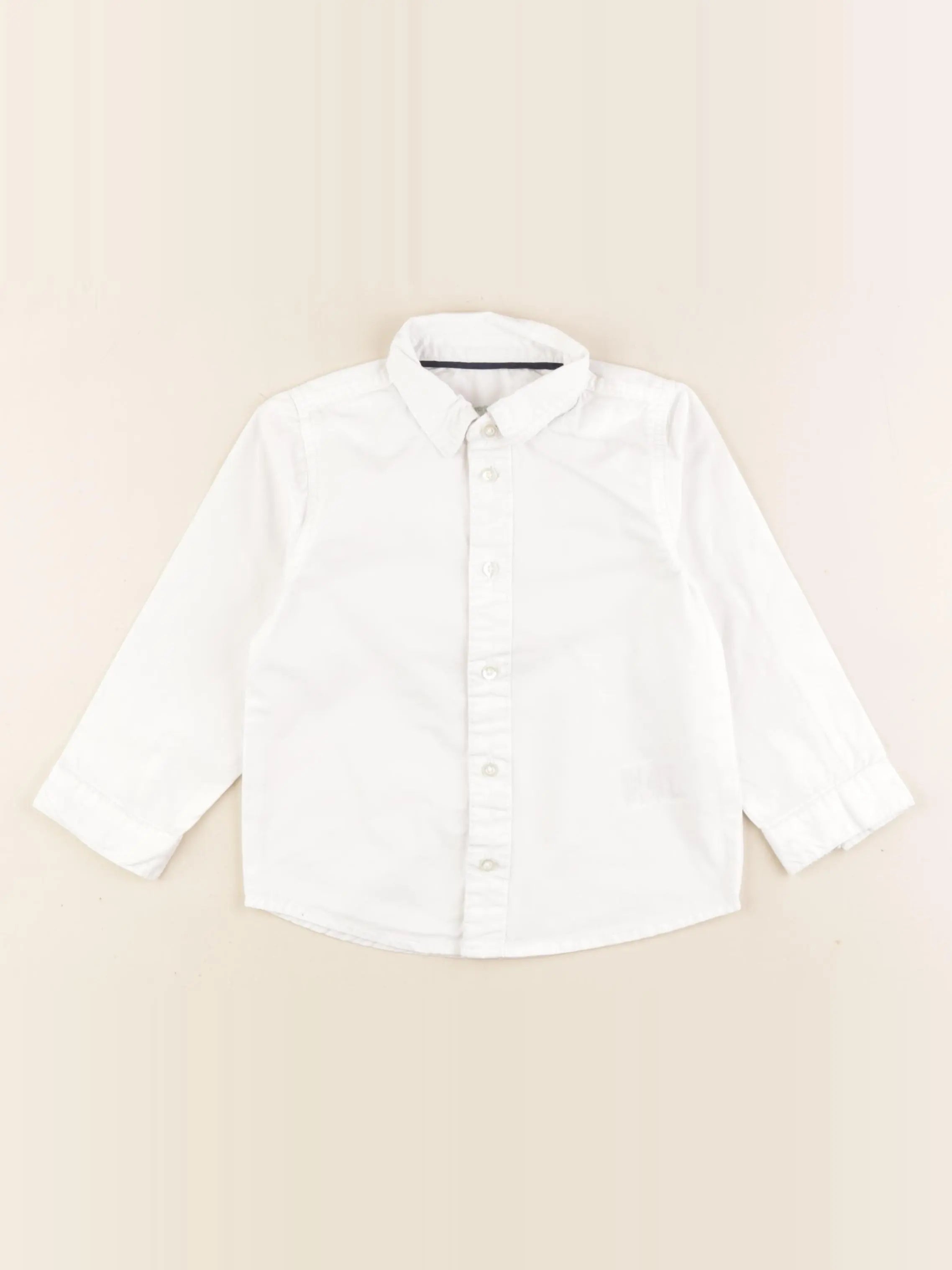 Vertbaudet - chemise blanc - 24 mois