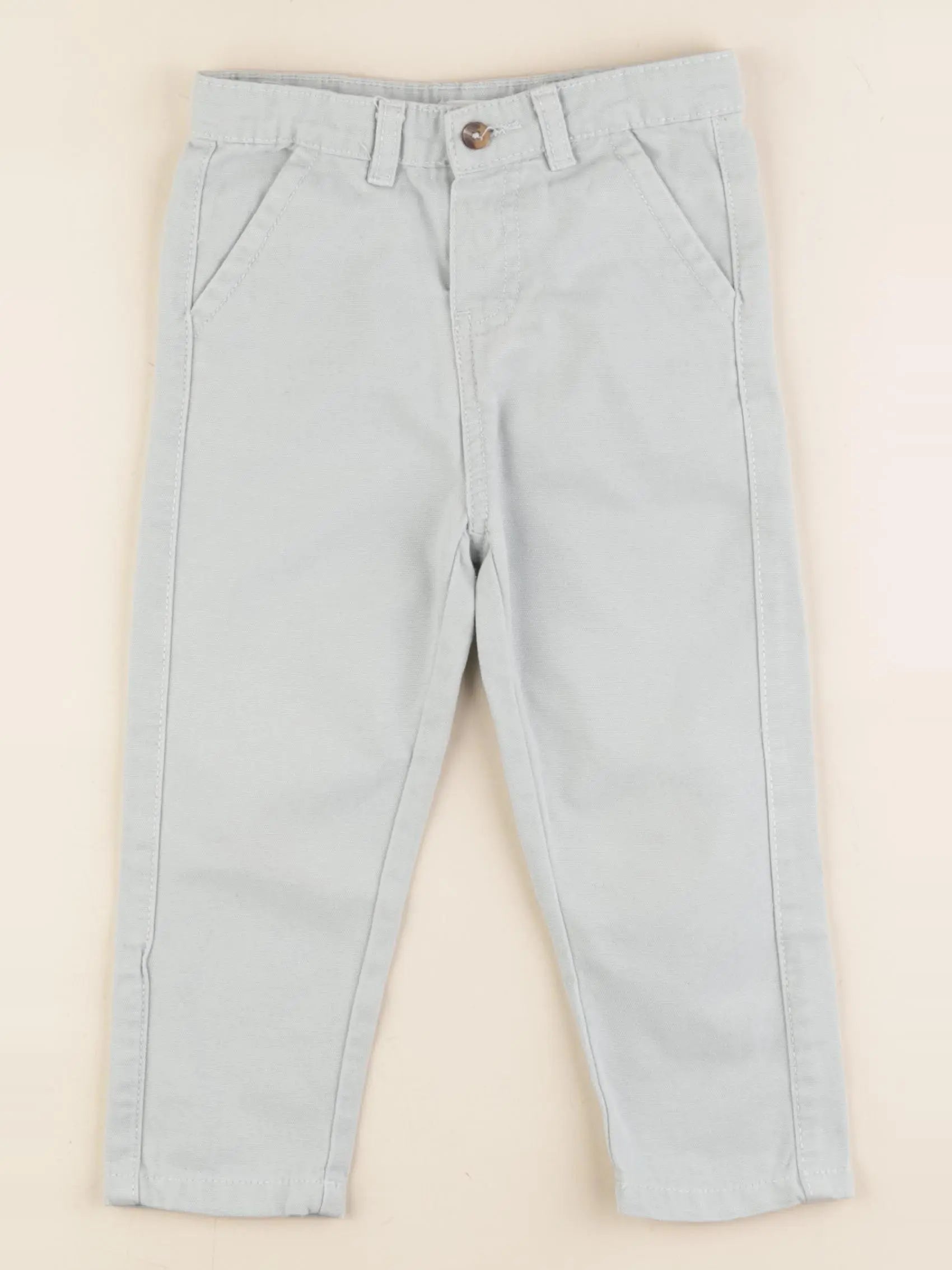 Vertbaudet - pantalon vert - 24 mois