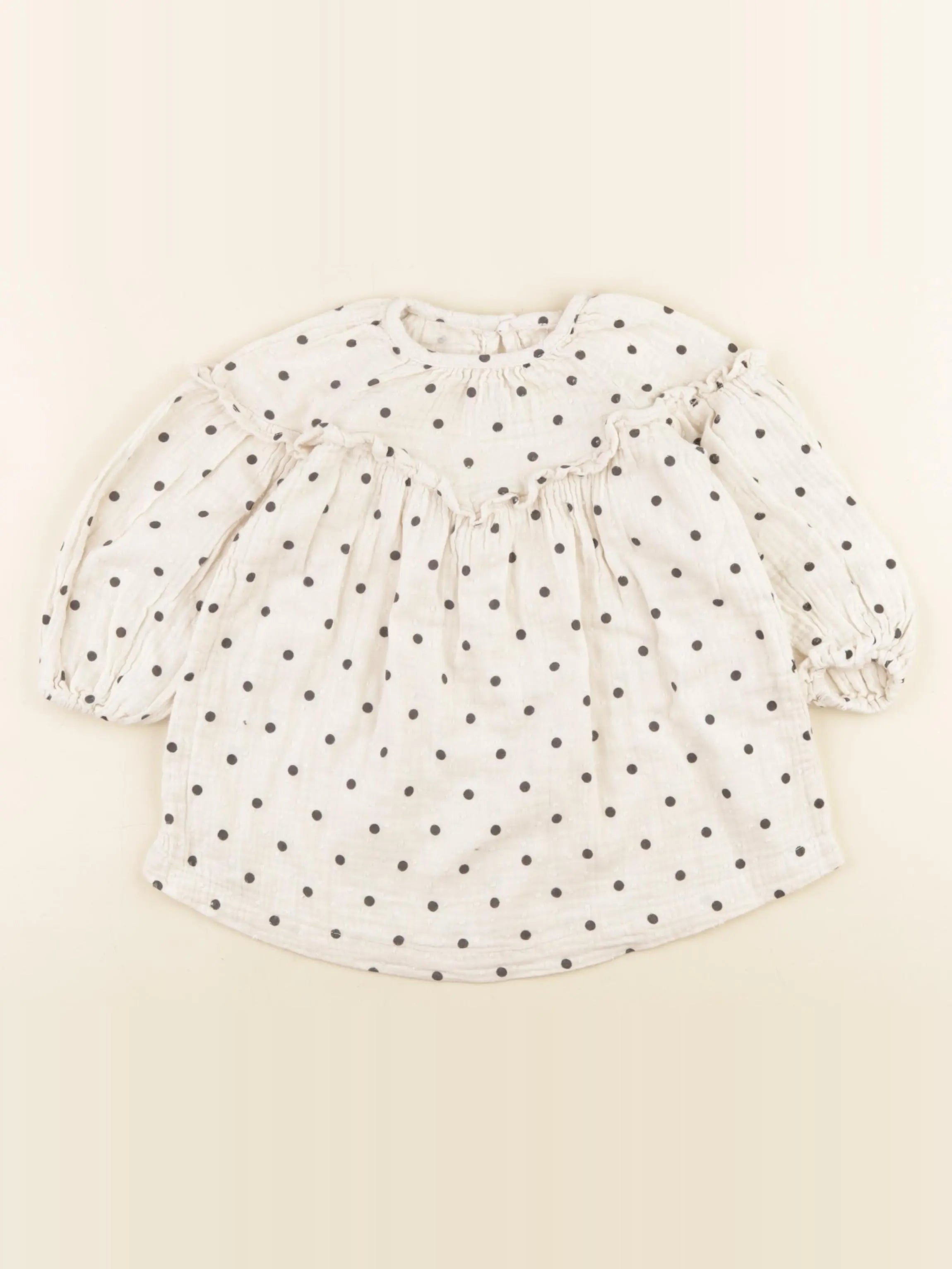 Zara - robe beige - 12/18 mois