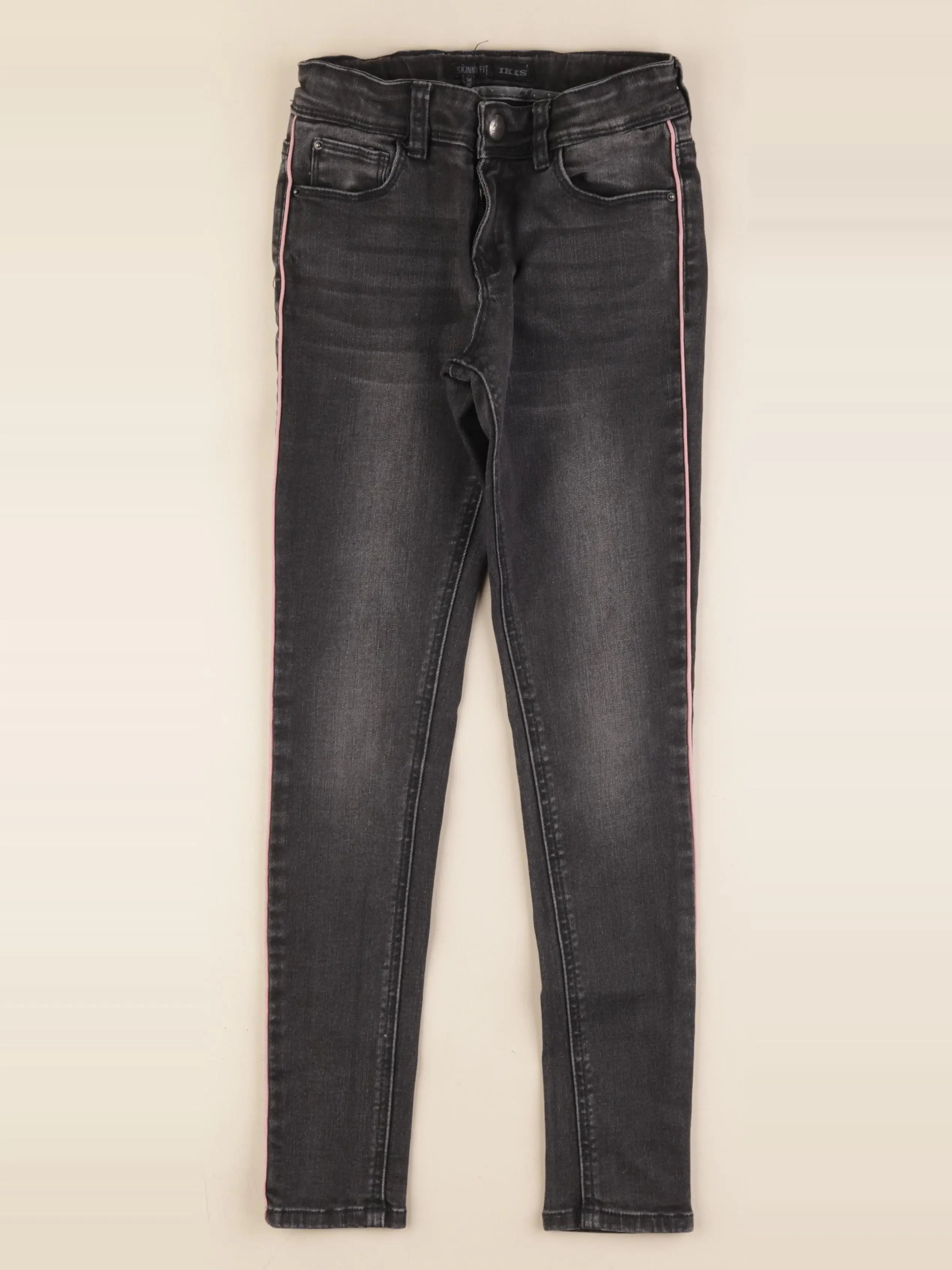 IKKS - jean gris - 10 ans