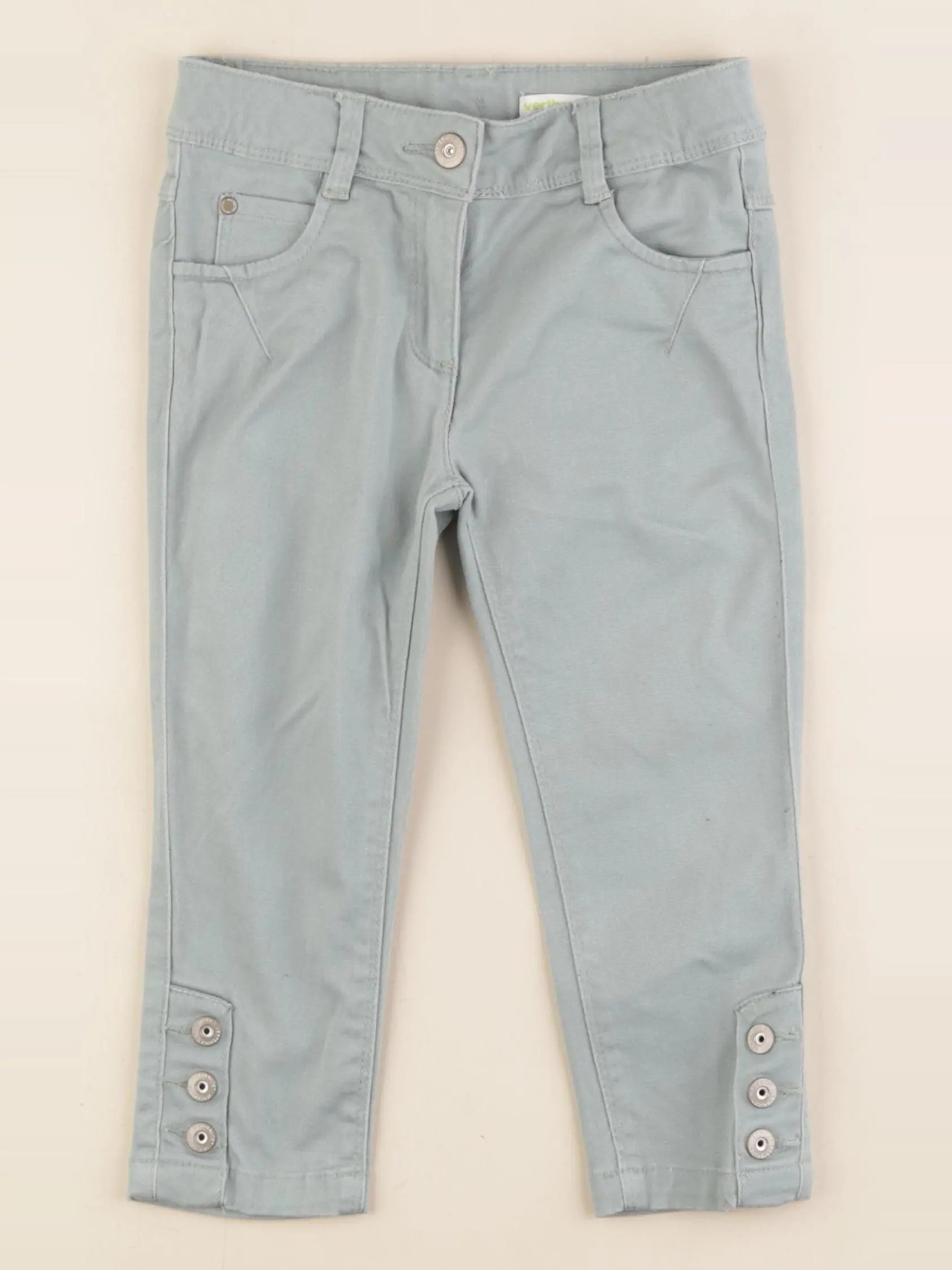 Vertbaudet - pantacourt vert - 6 ans