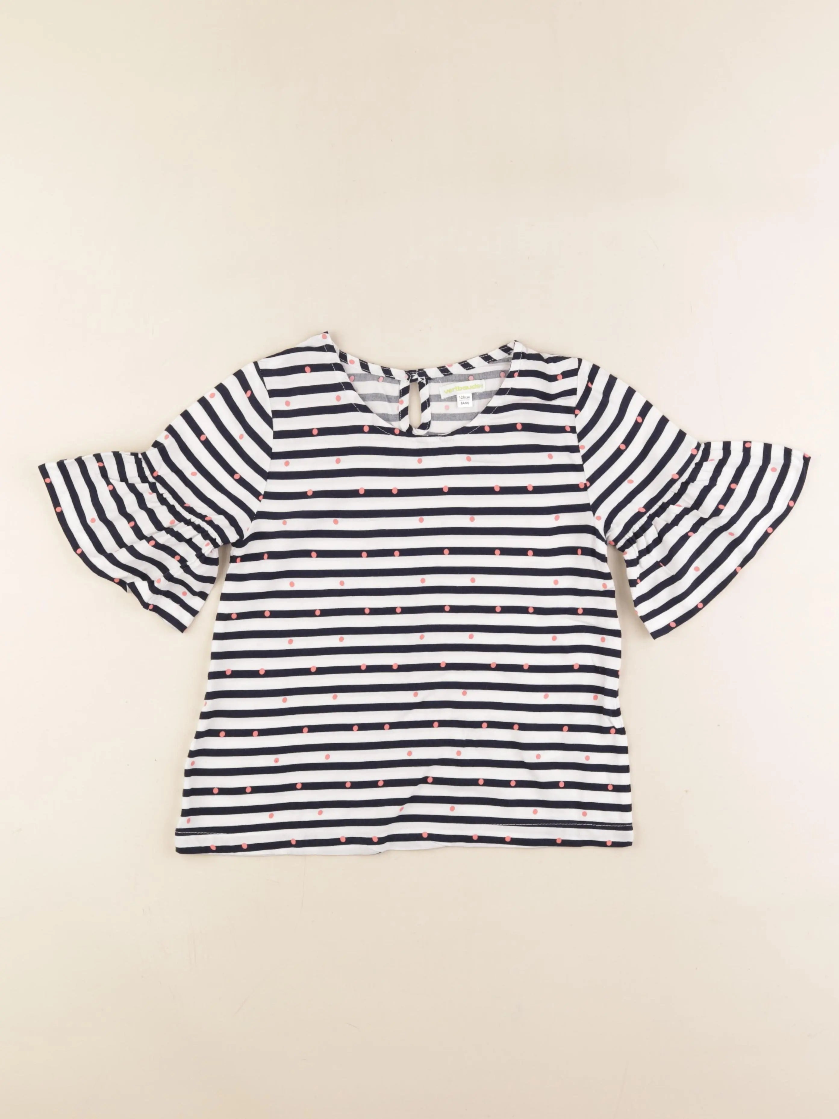 Vertbaudet - blouse bleu - 8 ans