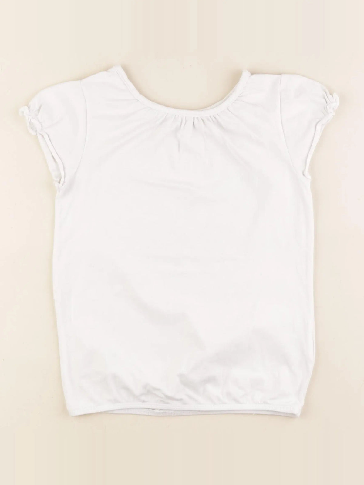 Vertbaudet - tee-shirt blanc - 8 ans