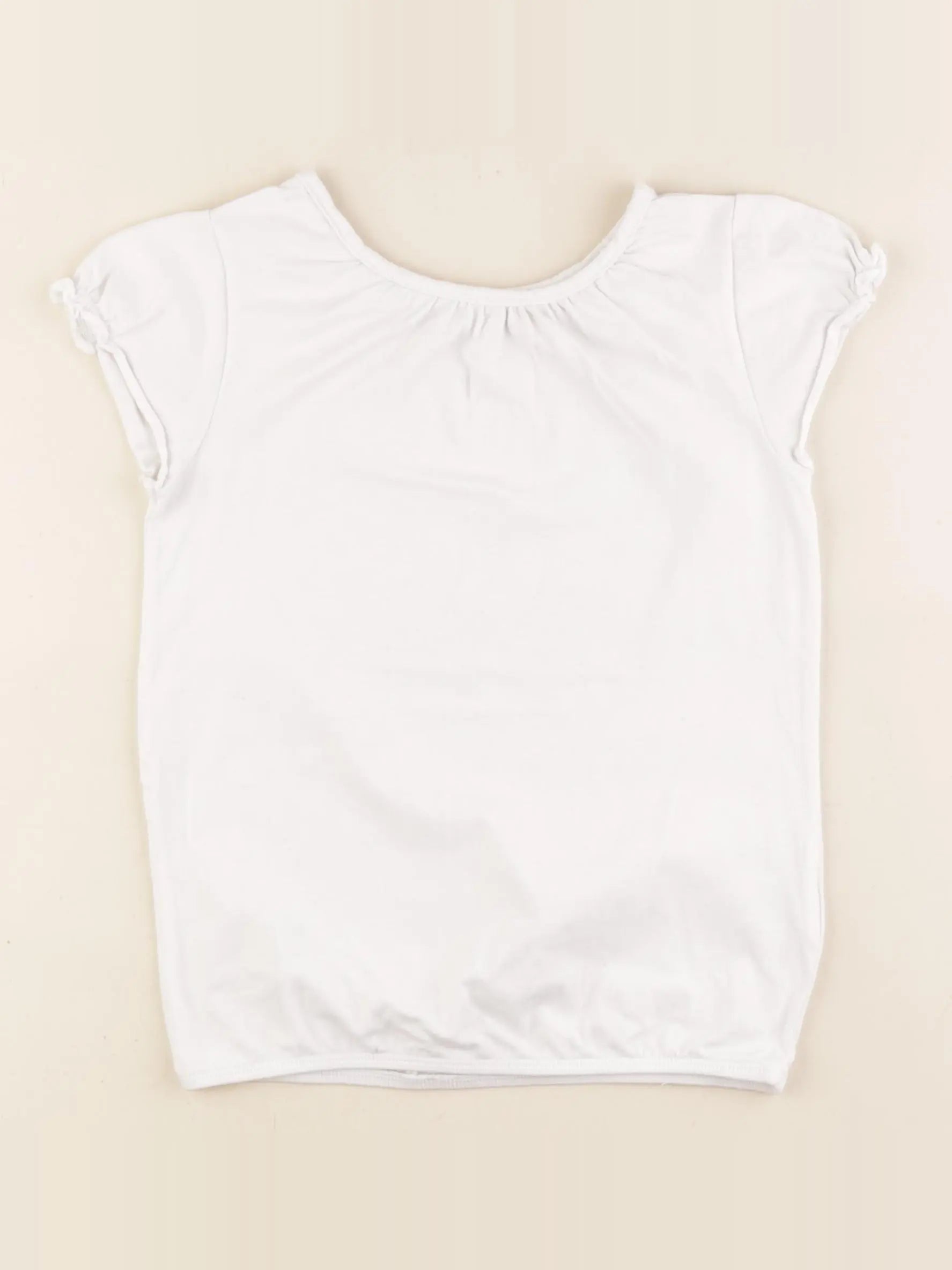 Vertbaudet - tee-shirt blanc - 8 ans