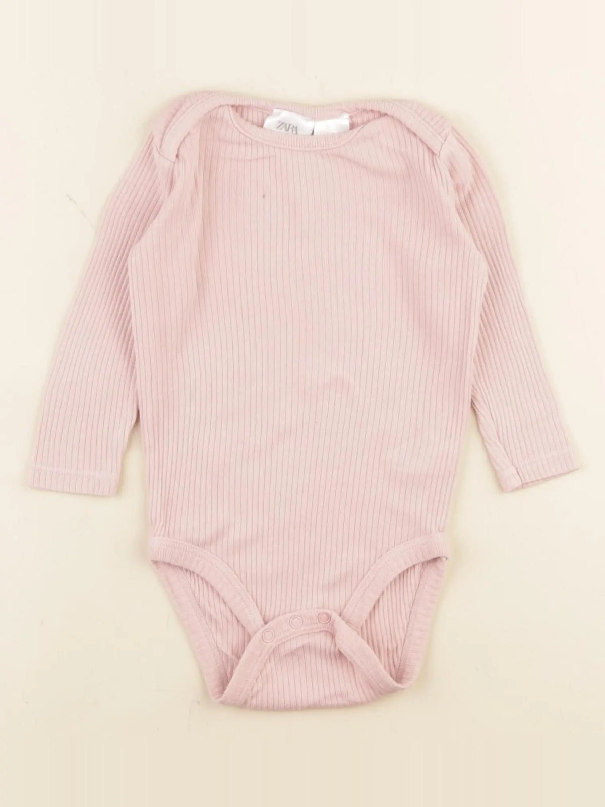 Zara - body rose - 6/9 mois
