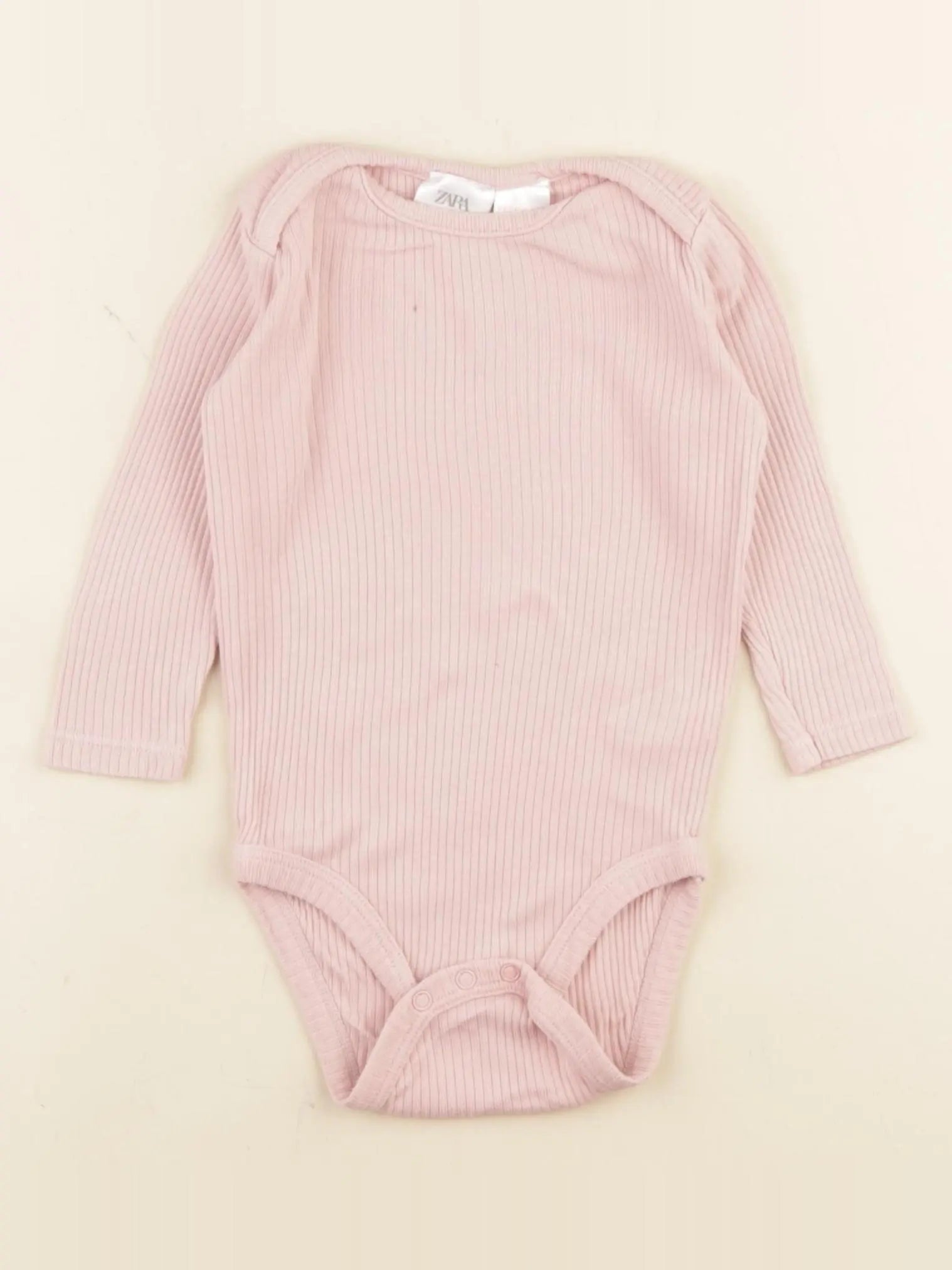 Zara - body rose - 6/9 mois
