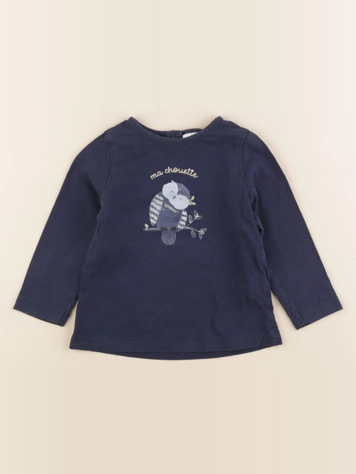 Tape à l'oeil - tee-shirt bleu - 18 mois