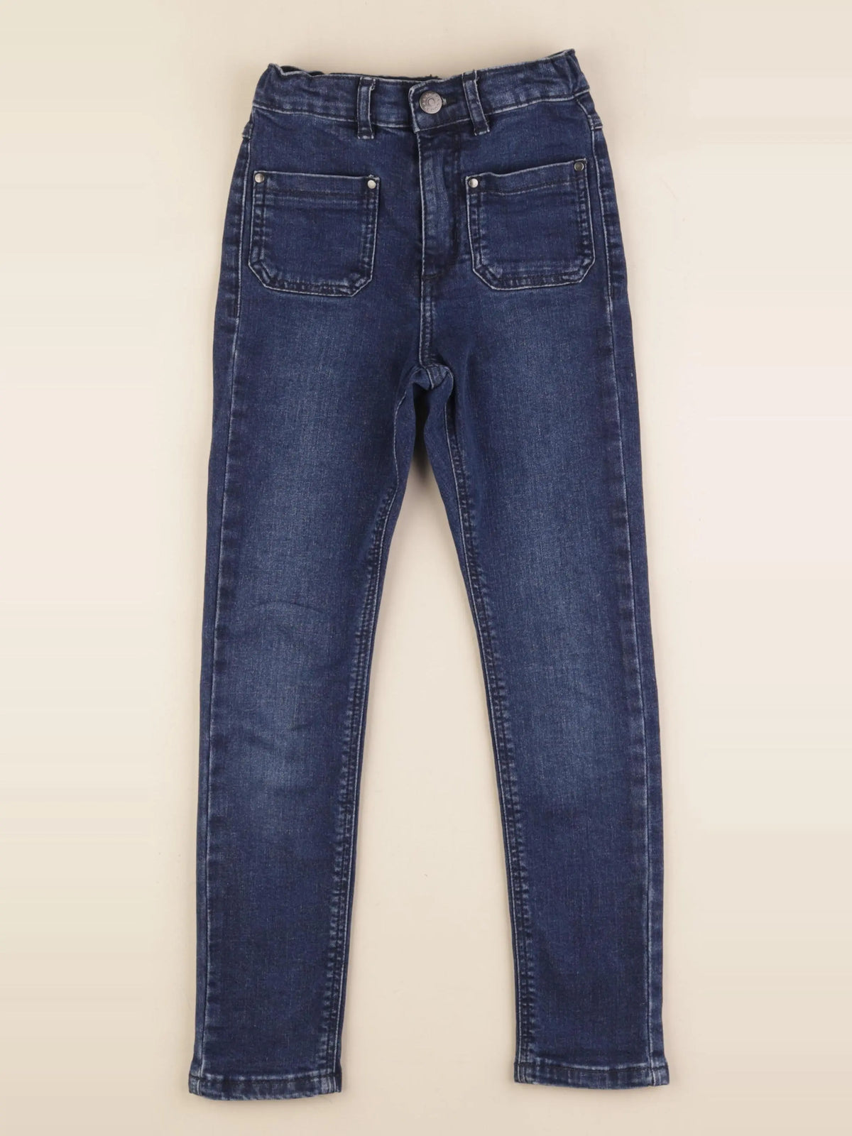 Eden & Victor - jean bleu - 8 ans