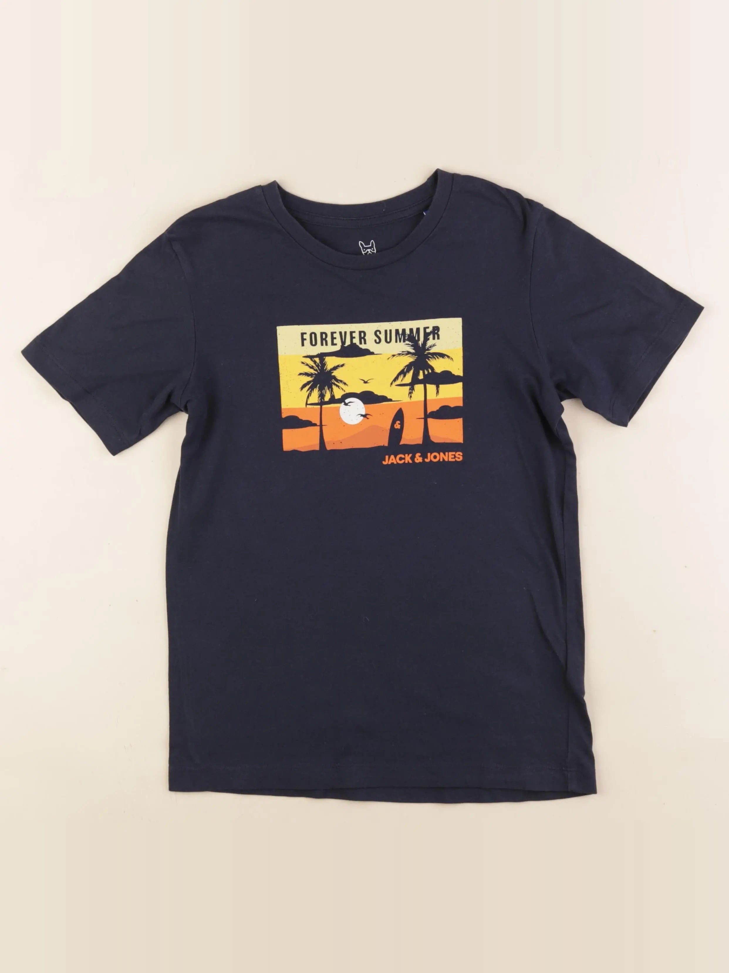 Jack & Jones - tee-shirt bleu - 10 ans