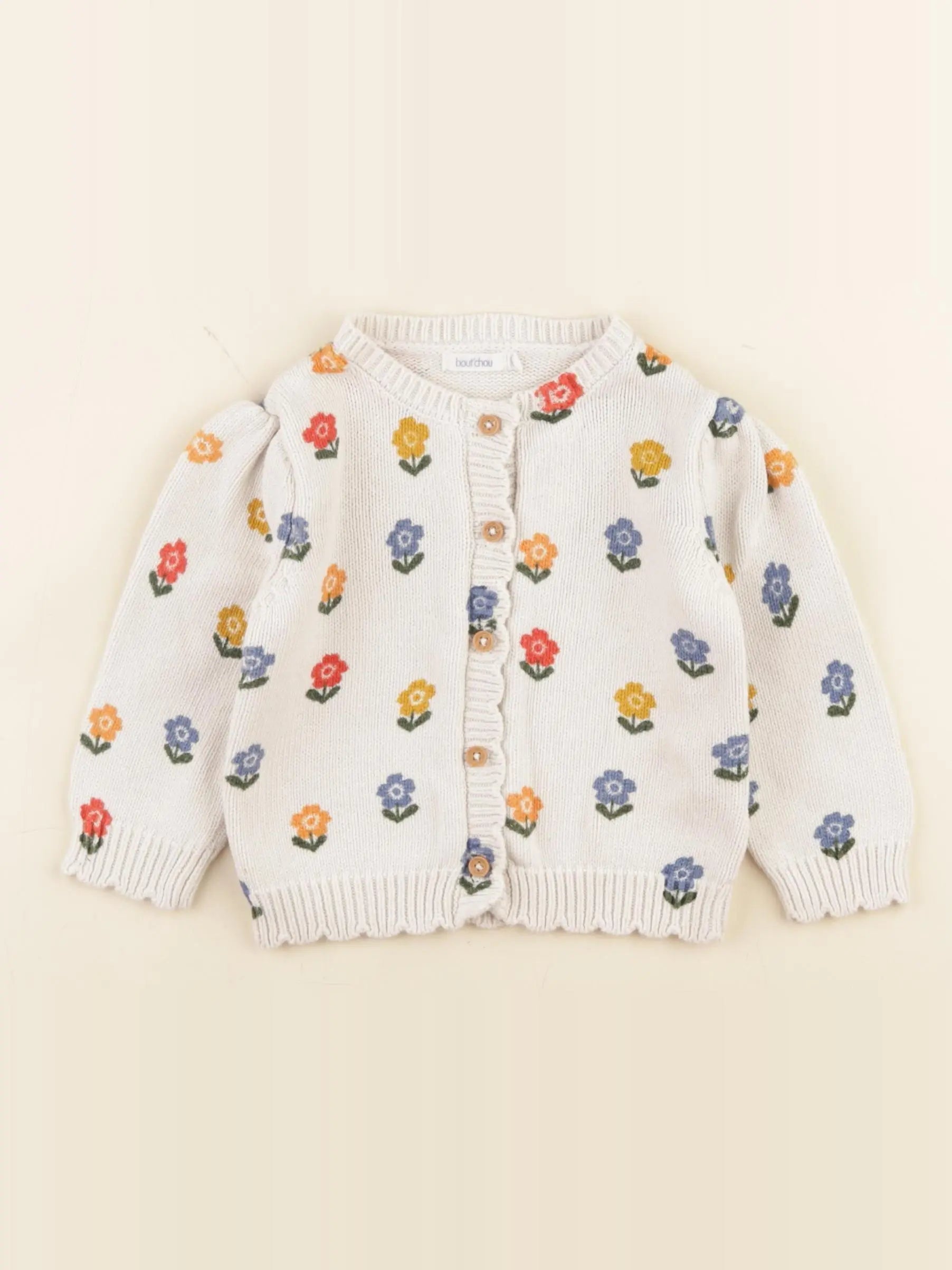 Boutchou - gilet beige - 12 mois