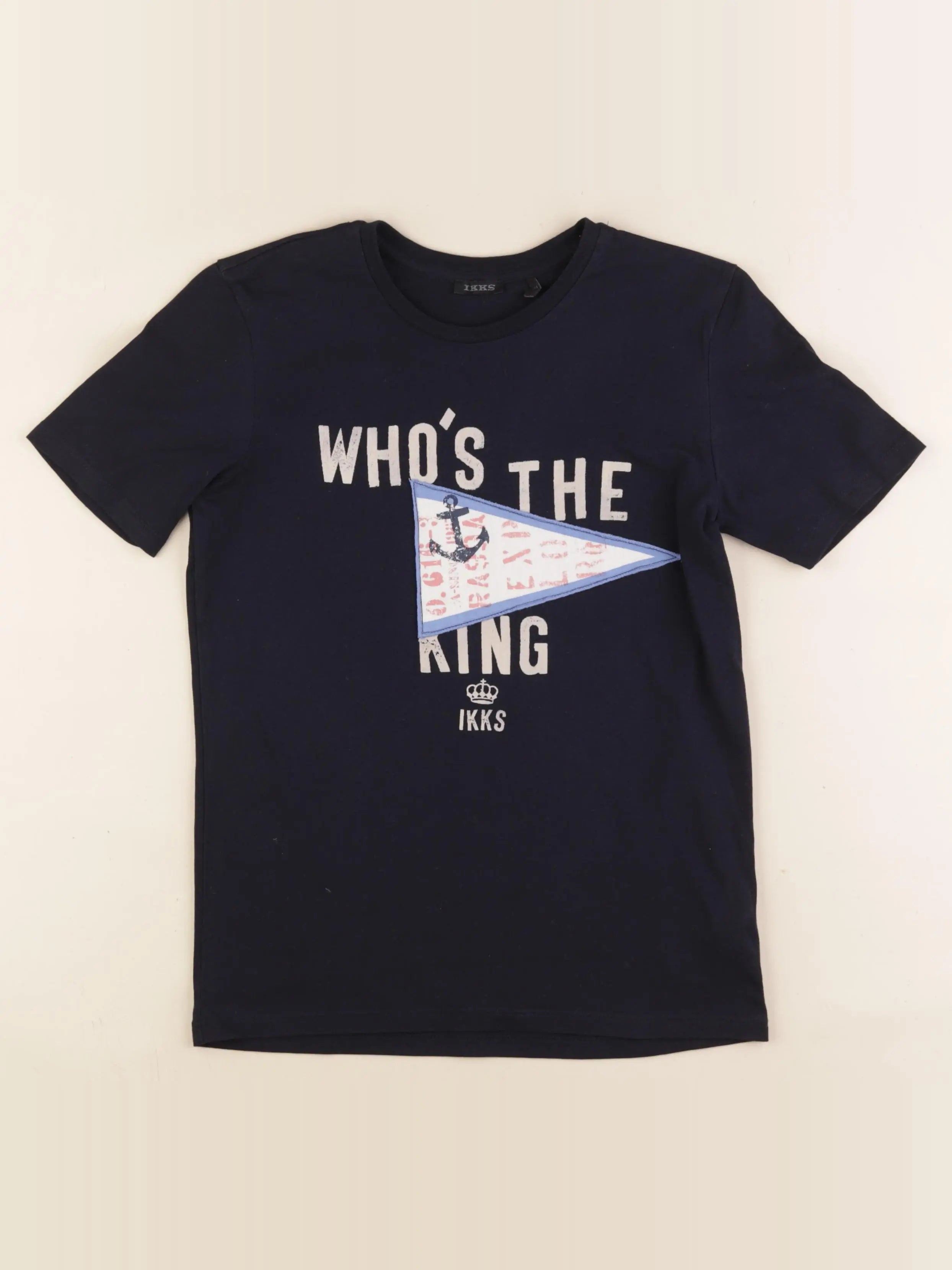 IKKS - tee-shirt bleu - 10 ans