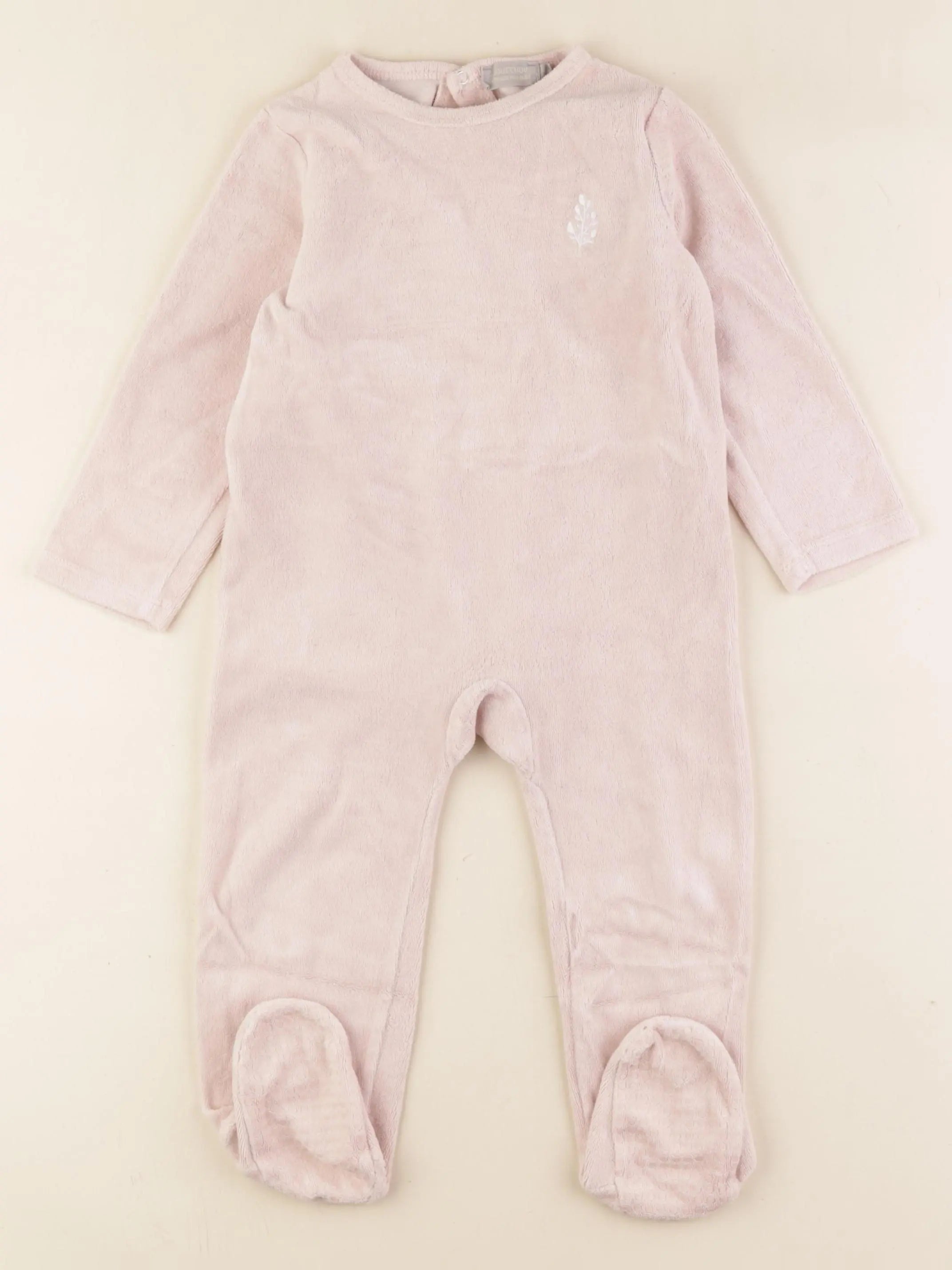 Boutchou - pyjama velours rose - 24 mois