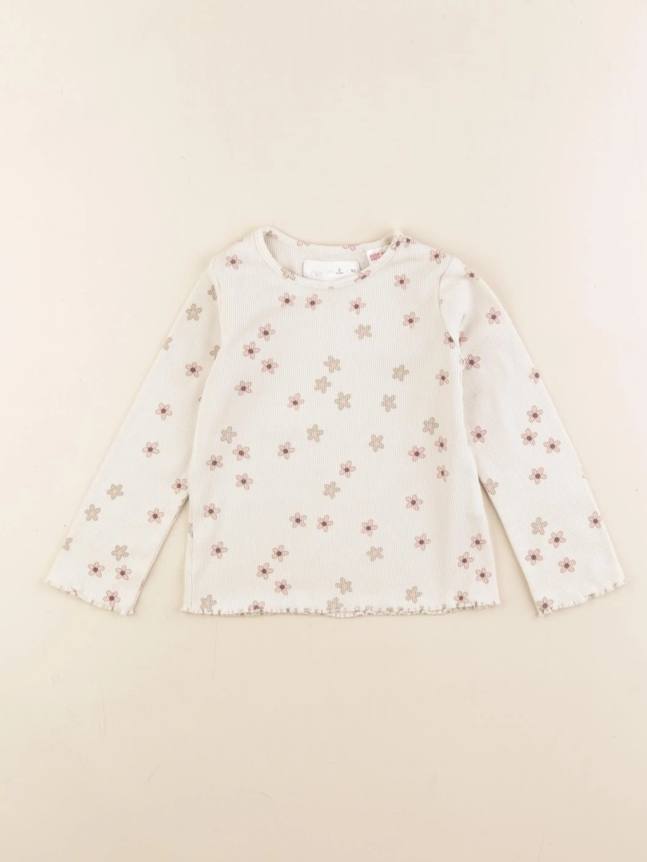 Zara - tee-shirt multicolore - 2 ans