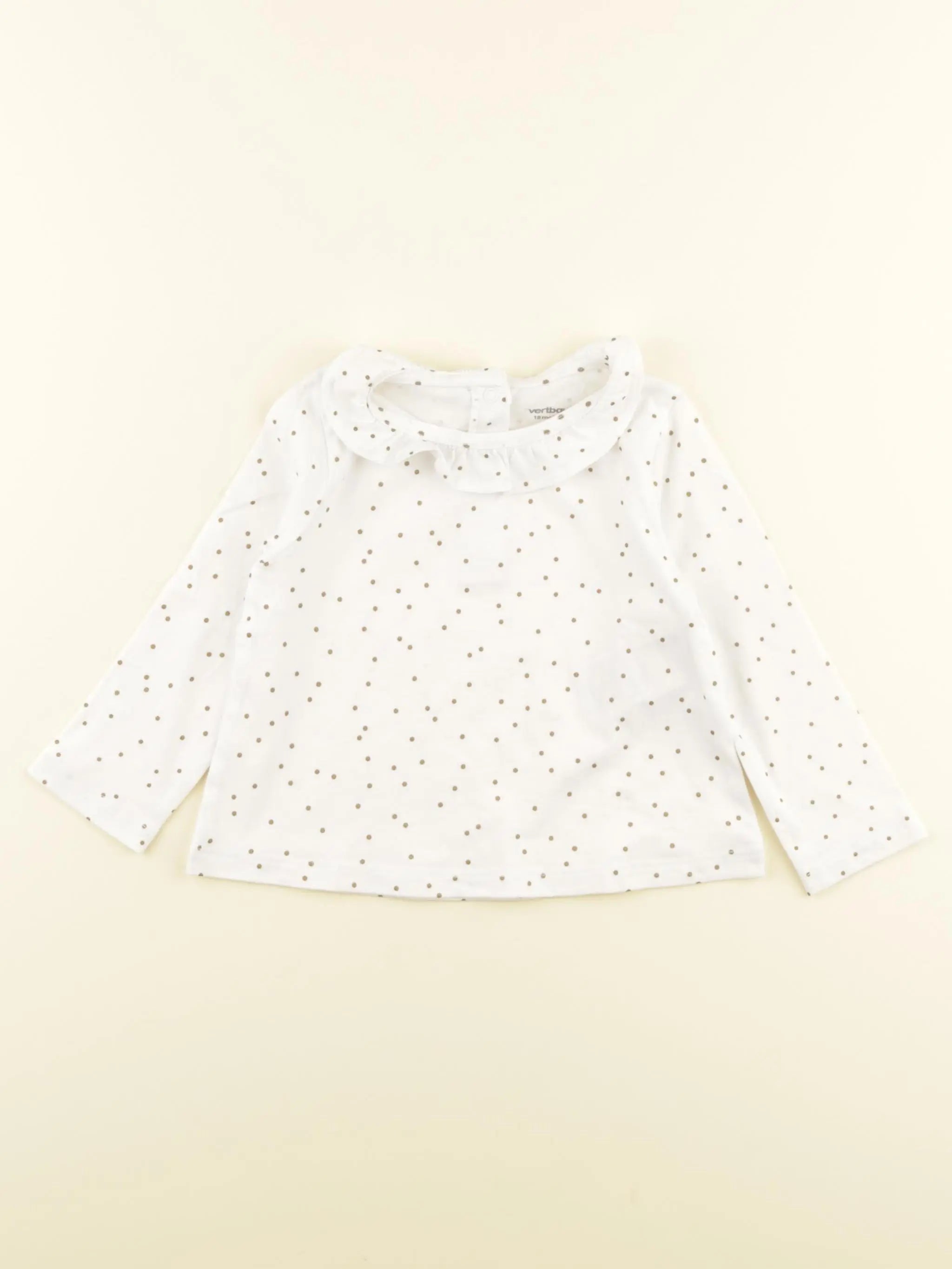 Vertbaudet - tee-shirt blanc - 18 mois