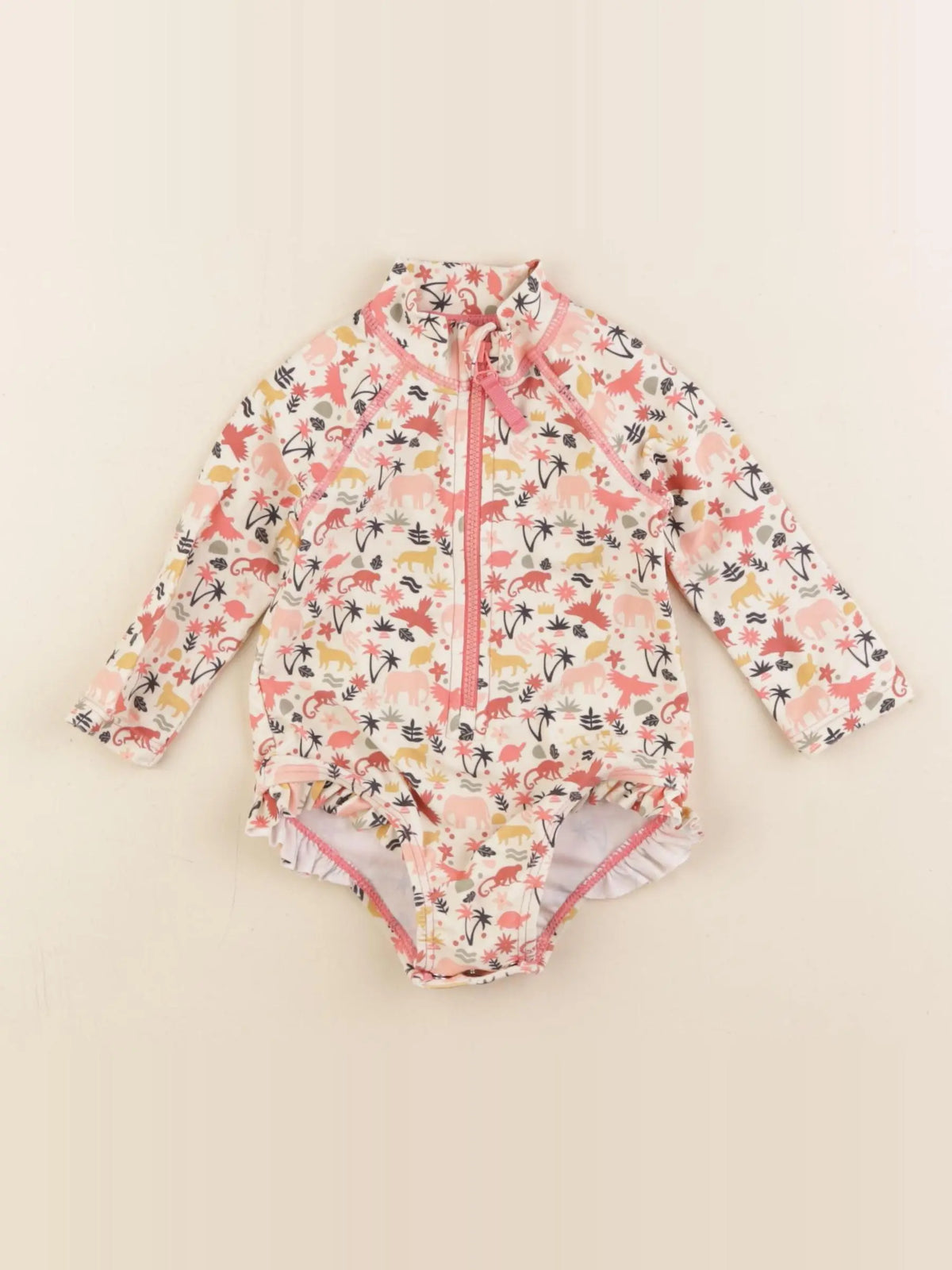 Tape à l'oeil - combi de bain multicolore - 6 mois