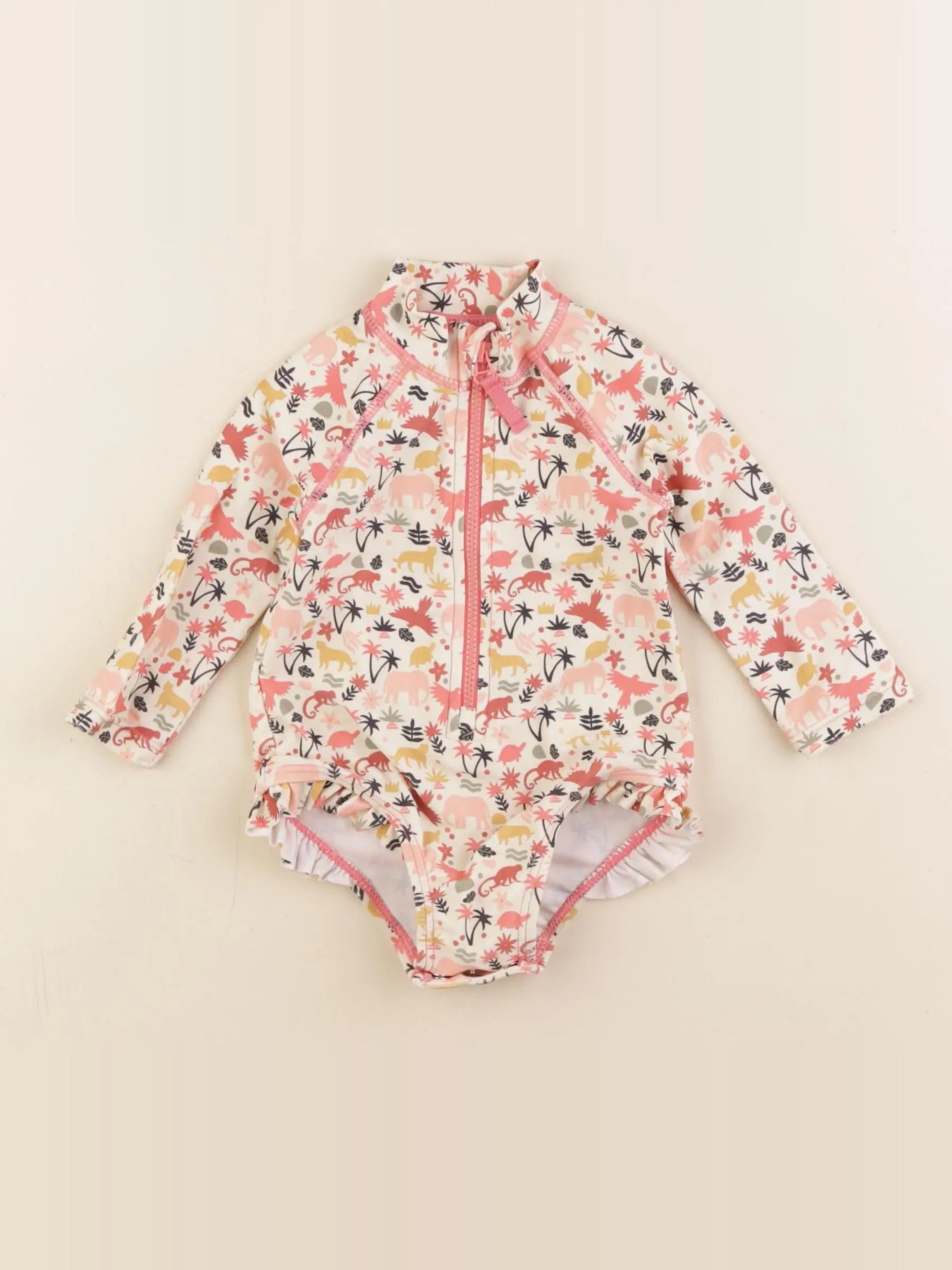 Tape à l'oeil - combi de bain multicolore - 6 mois