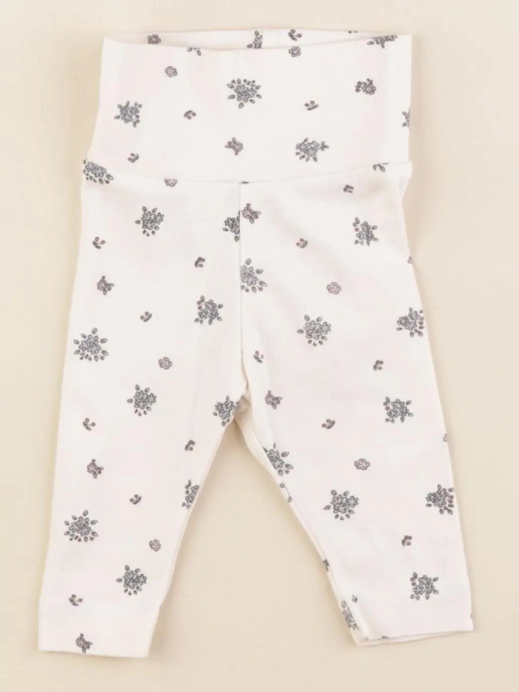 H&M - legging beige - 1/2 mois